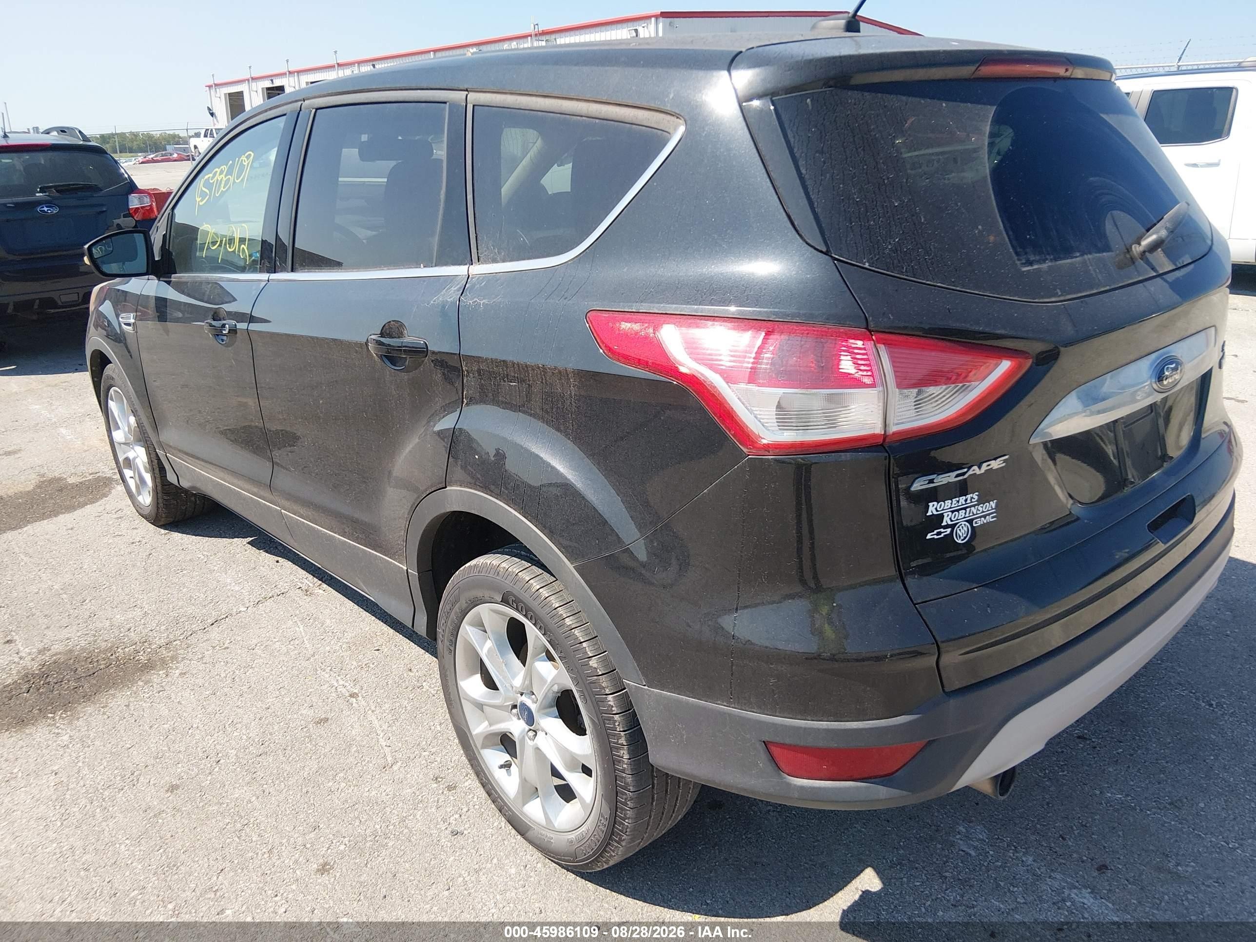2013 Ford Escape Sel Black vin: 1FMCU0HX5DUD12179