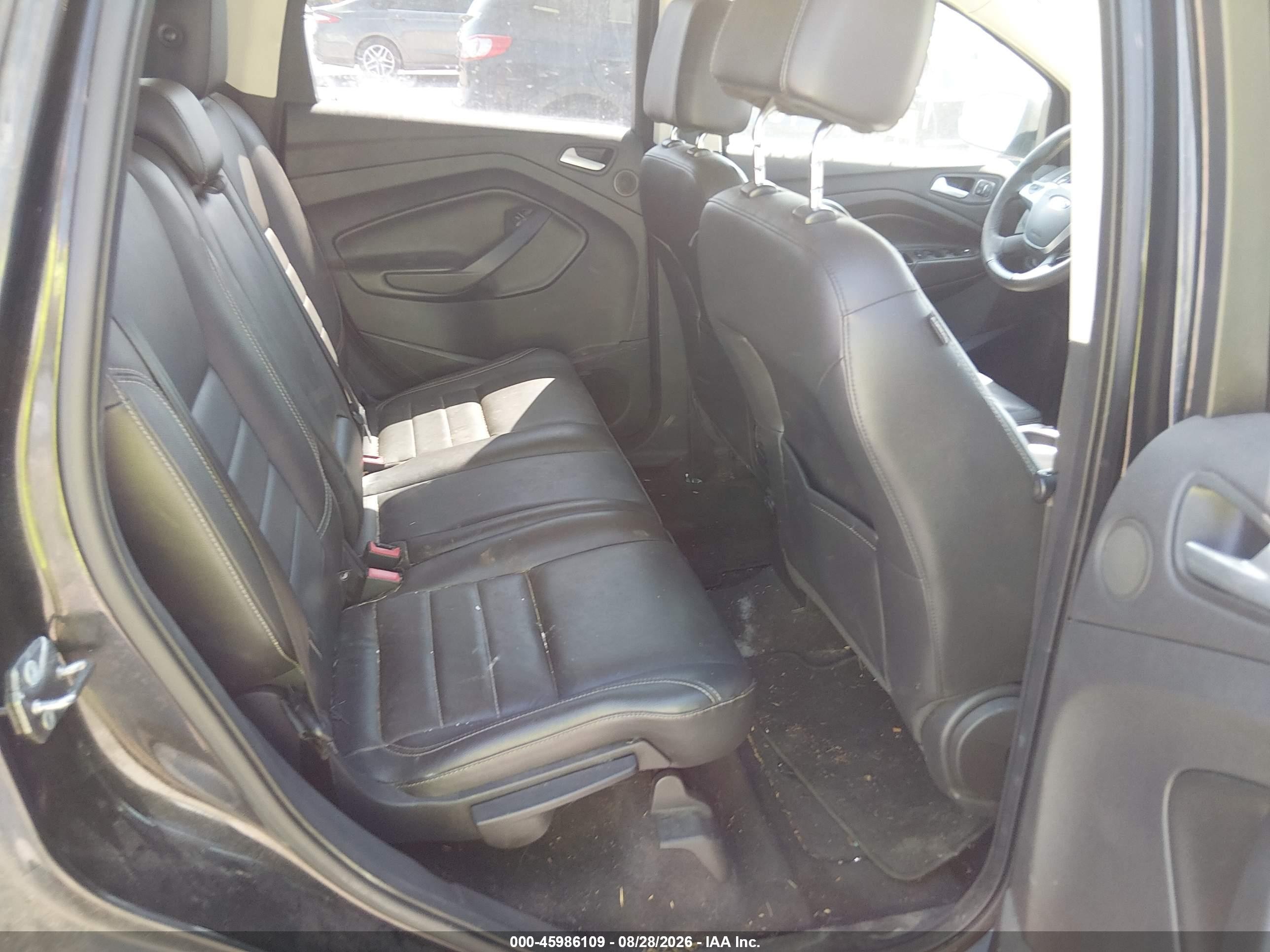 2013 Ford Escape Sel Black vin: 1FMCU0HX5DUD12179