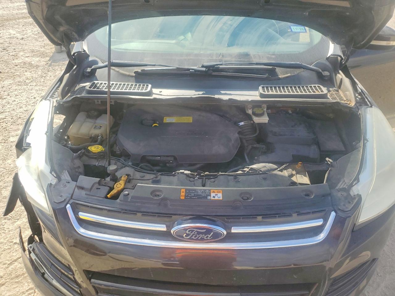 2013 Ford Escape Sel Black vin: 1FMCU0HX5DUD33324