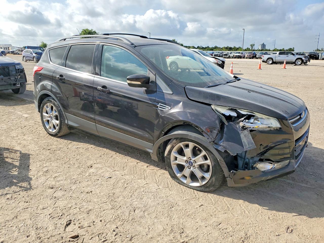 2013 Ford Escape Sel Black vin: 1FMCU0HX5DUD33324