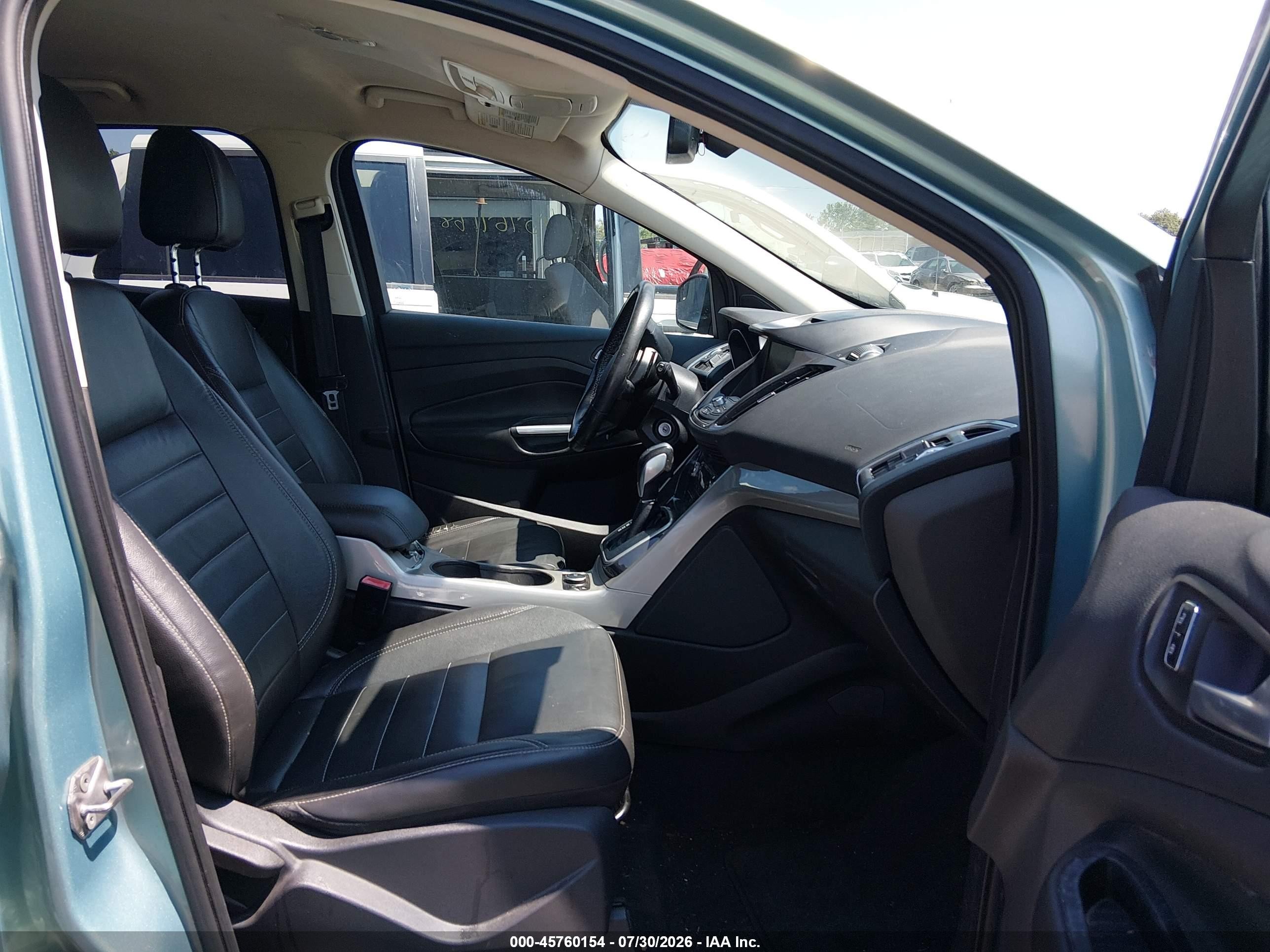 2013 Ford Escape Sel Light Blue vin: 1FMCU0HX5DUD34716