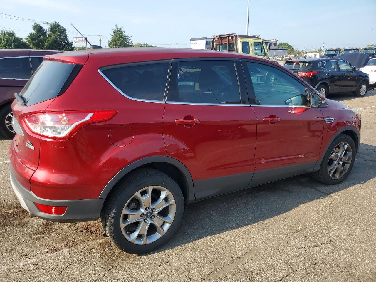 2013 Ford Escape Sel Красный vin: 1FMCU0HX6DUA61530