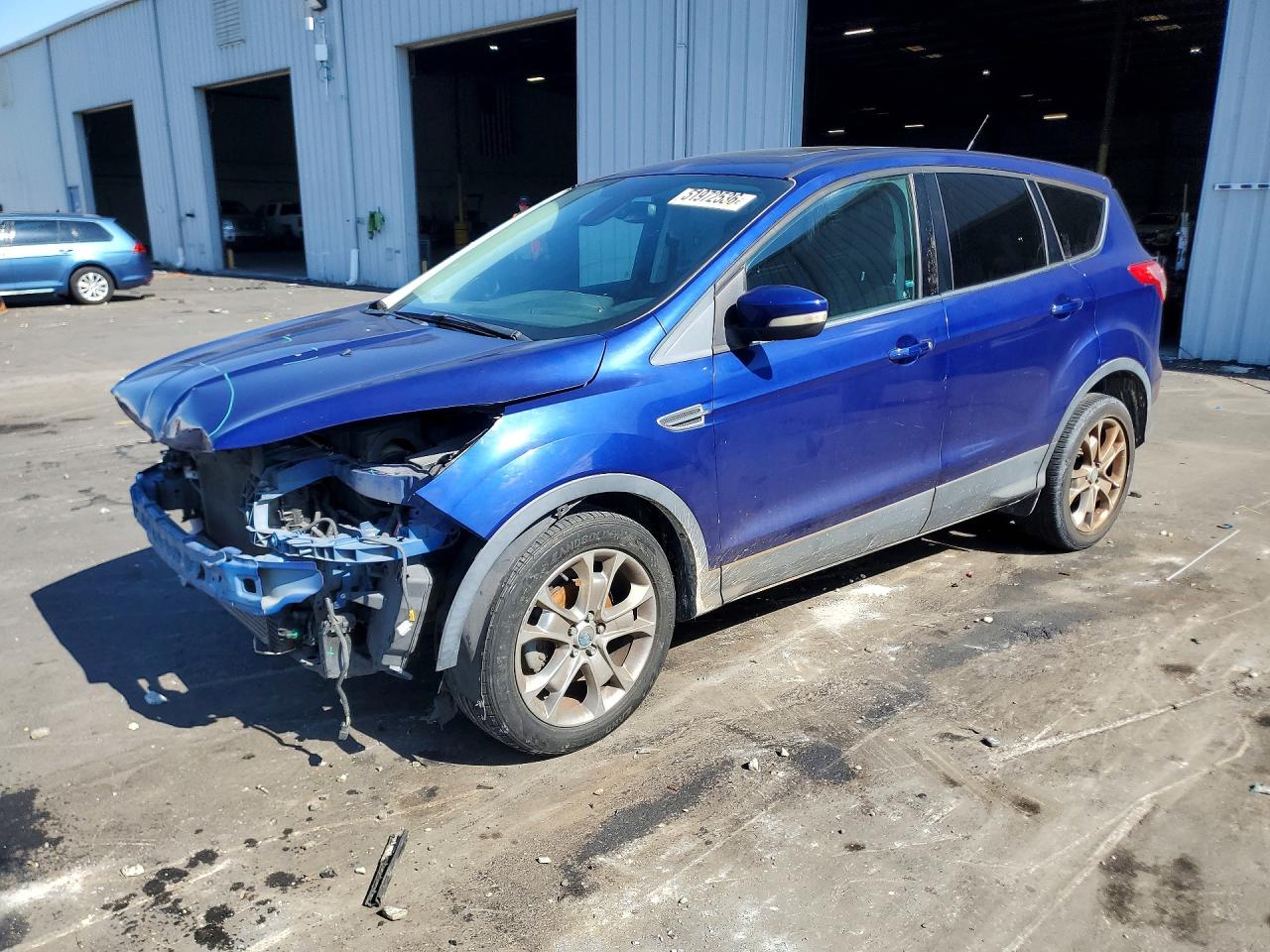 2013 Ford Escape Blue vin: 1FMCU0HX6DUA72771