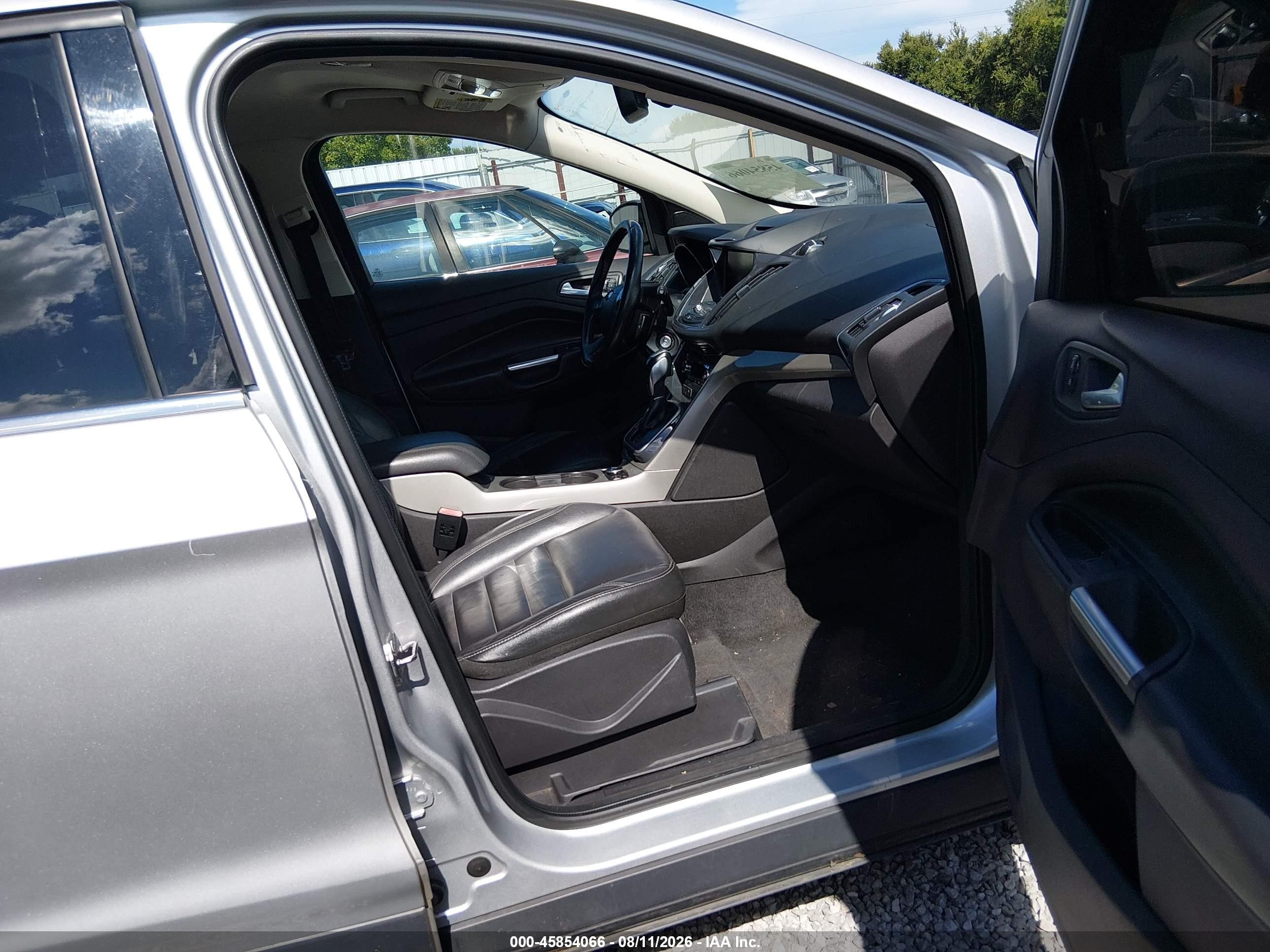 2013 Ford Escape Sel Silver vin: 1FMCU0HX6DUA95631