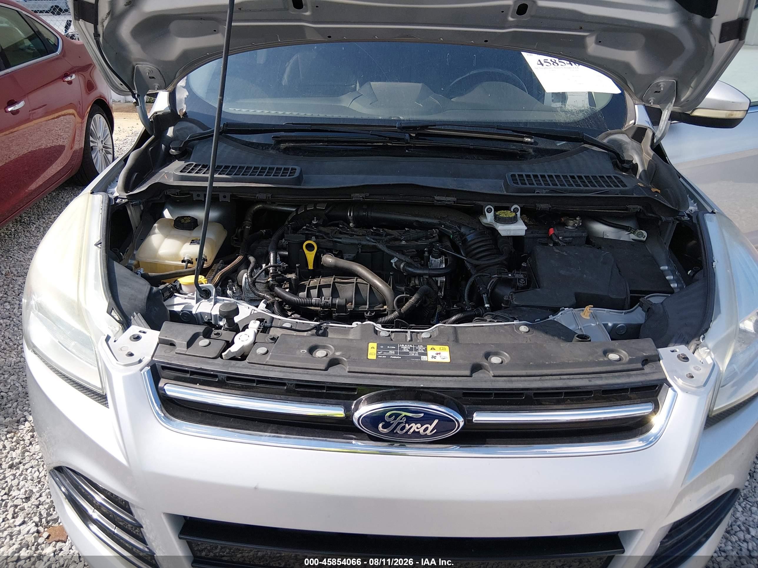 2013 Ford Escape Sel Silver vin: 1FMCU0HX6DUA95631