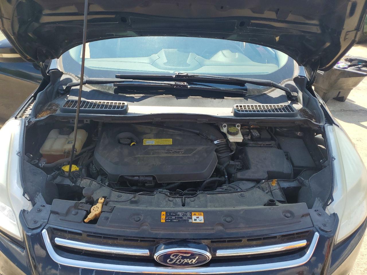 2013 Ford Escape Sel Charcoal vin: 1FMCU0HX6DUB12699