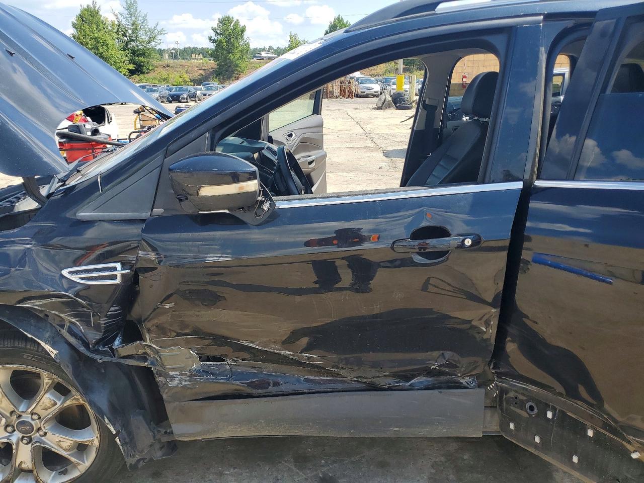 2013 Ford Escape Sel Charcoal vin: 1FMCU0HX6DUB12699