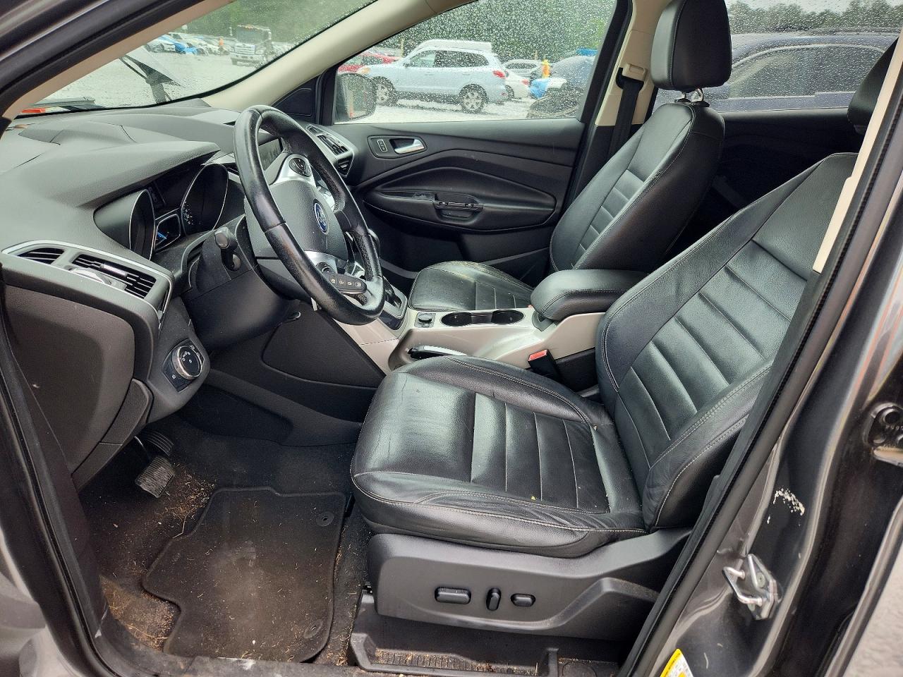 2013 Ford Escape Sel Gray vin: 1FMCU0HX6DUB16865