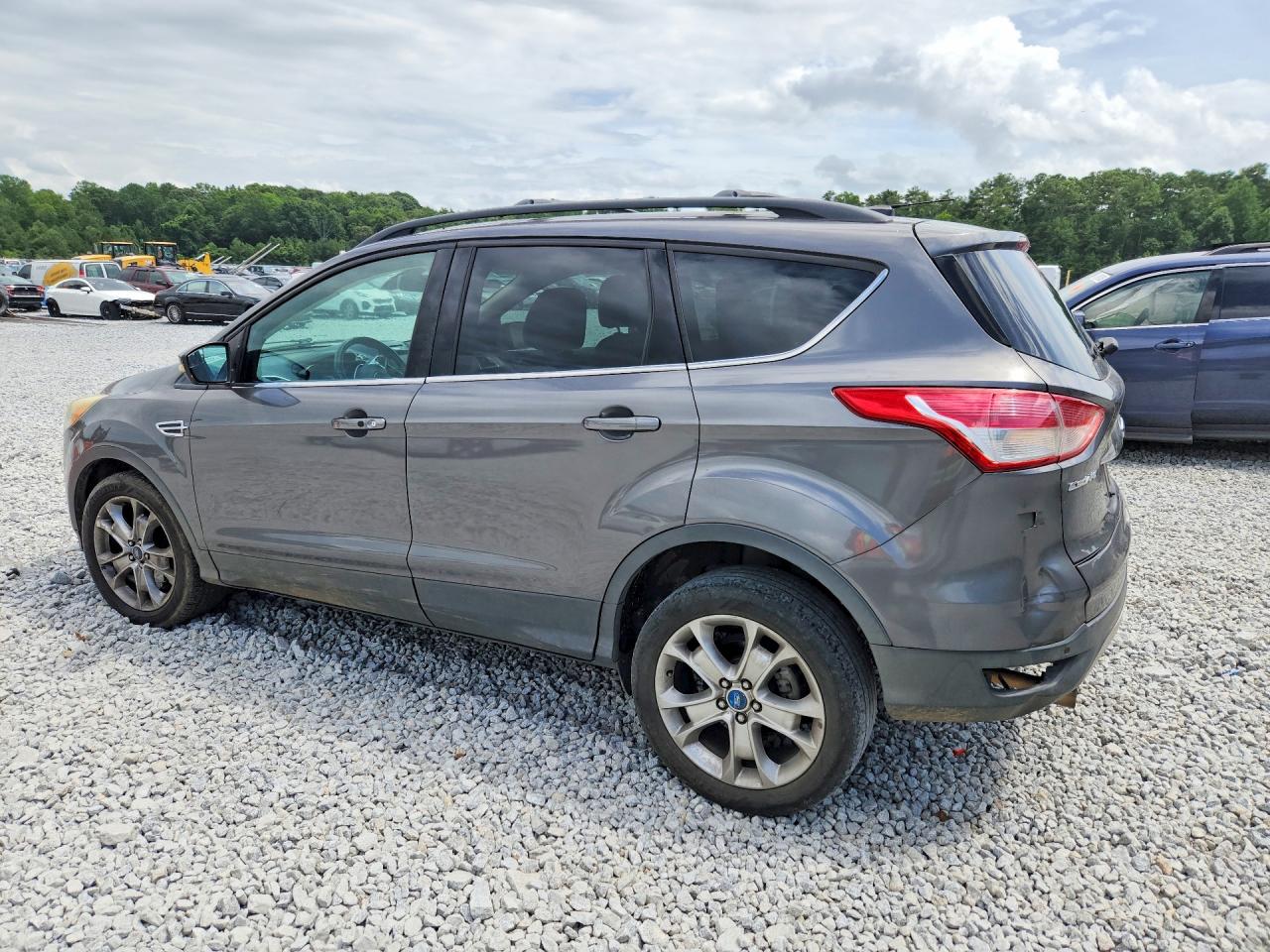 2013 Ford Escape Sel Gray vin: 1FMCU0HX6DUB16865