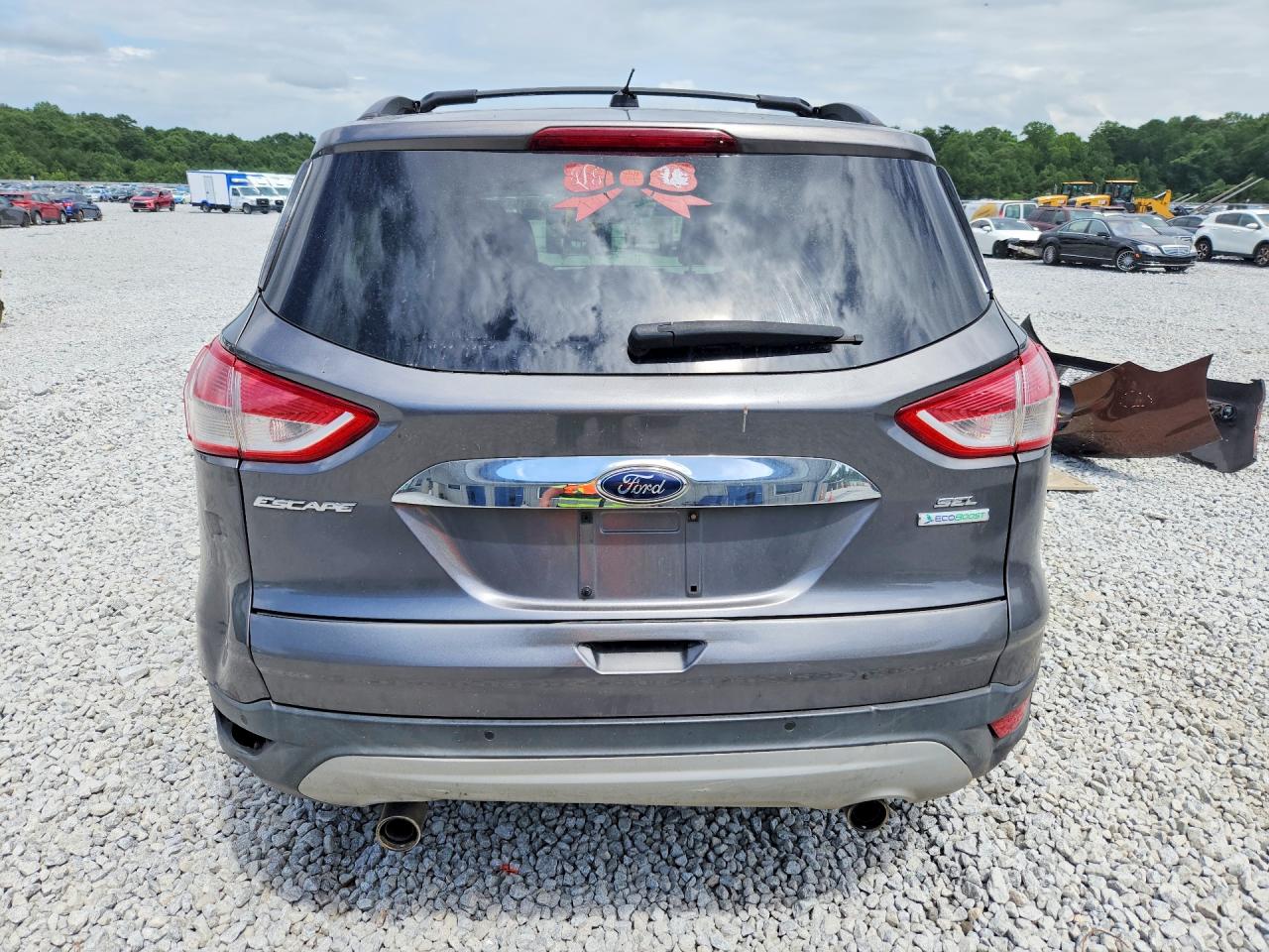 2013 Ford Escape Sel Gray vin: 1FMCU0HX6DUB16865