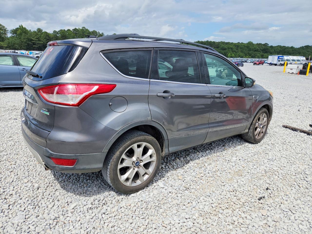 2013 Ford Escape Sel Gray vin: 1FMCU0HX6DUB16865