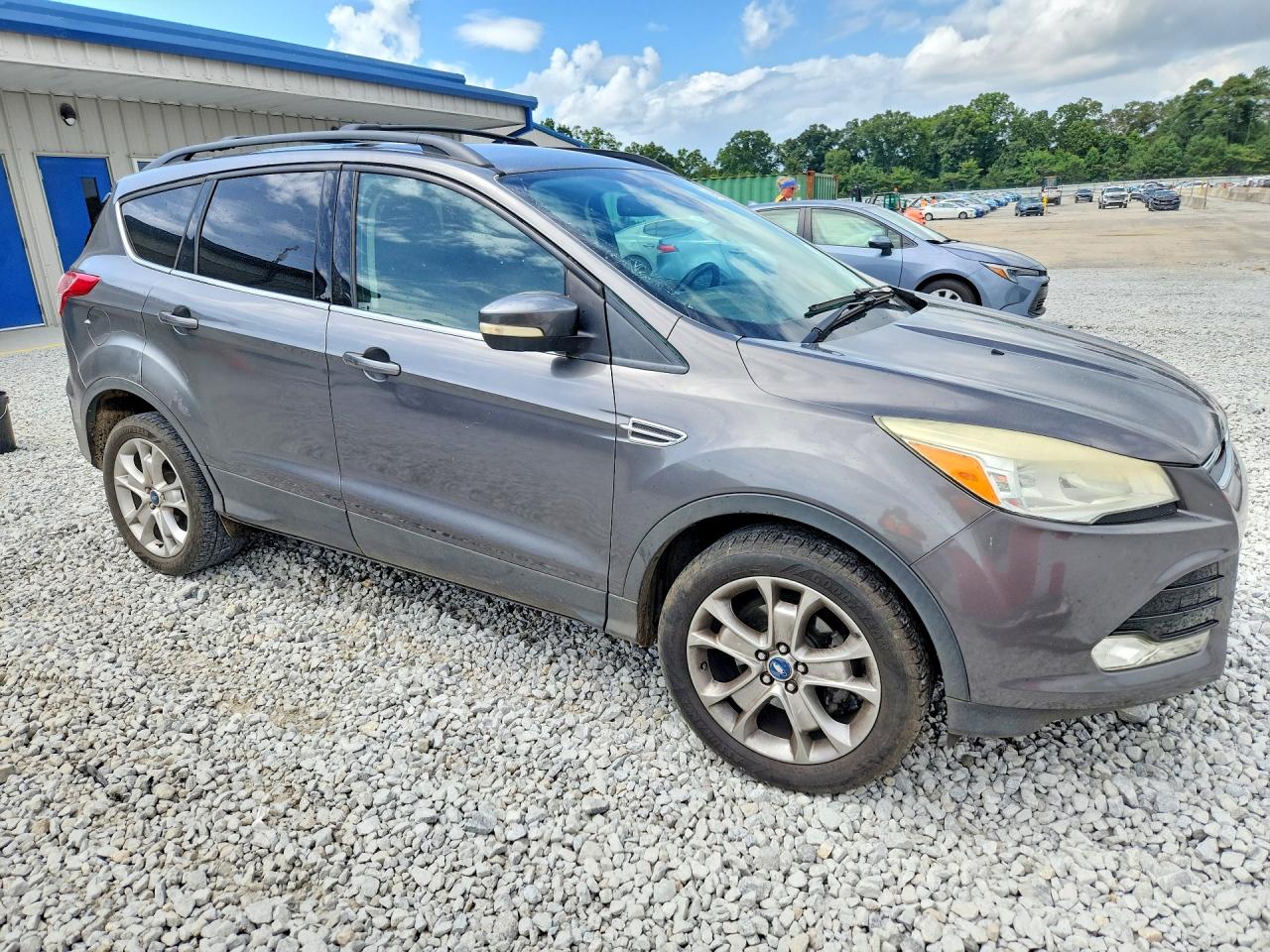 2013 Ford Escape Sel Gray vin: 1FMCU0HX6DUB16865