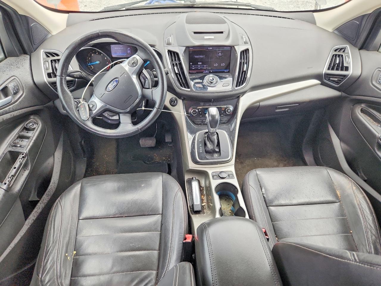 2013 Ford Escape Sel Gray vin: 1FMCU0HX6DUB16865
