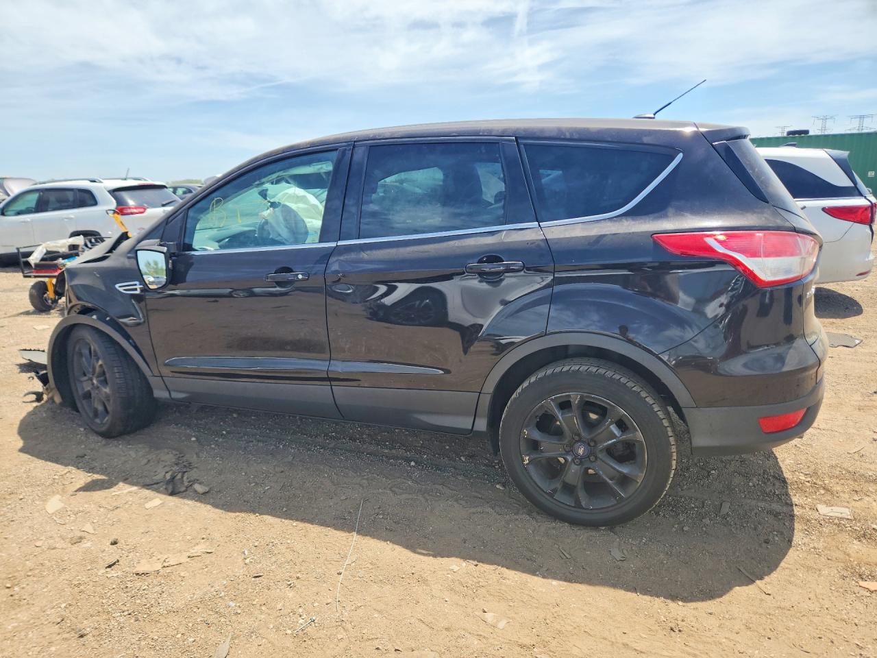 2013 Ford Escape Sel Brown vin: 1FMCU0HX6DUC43955