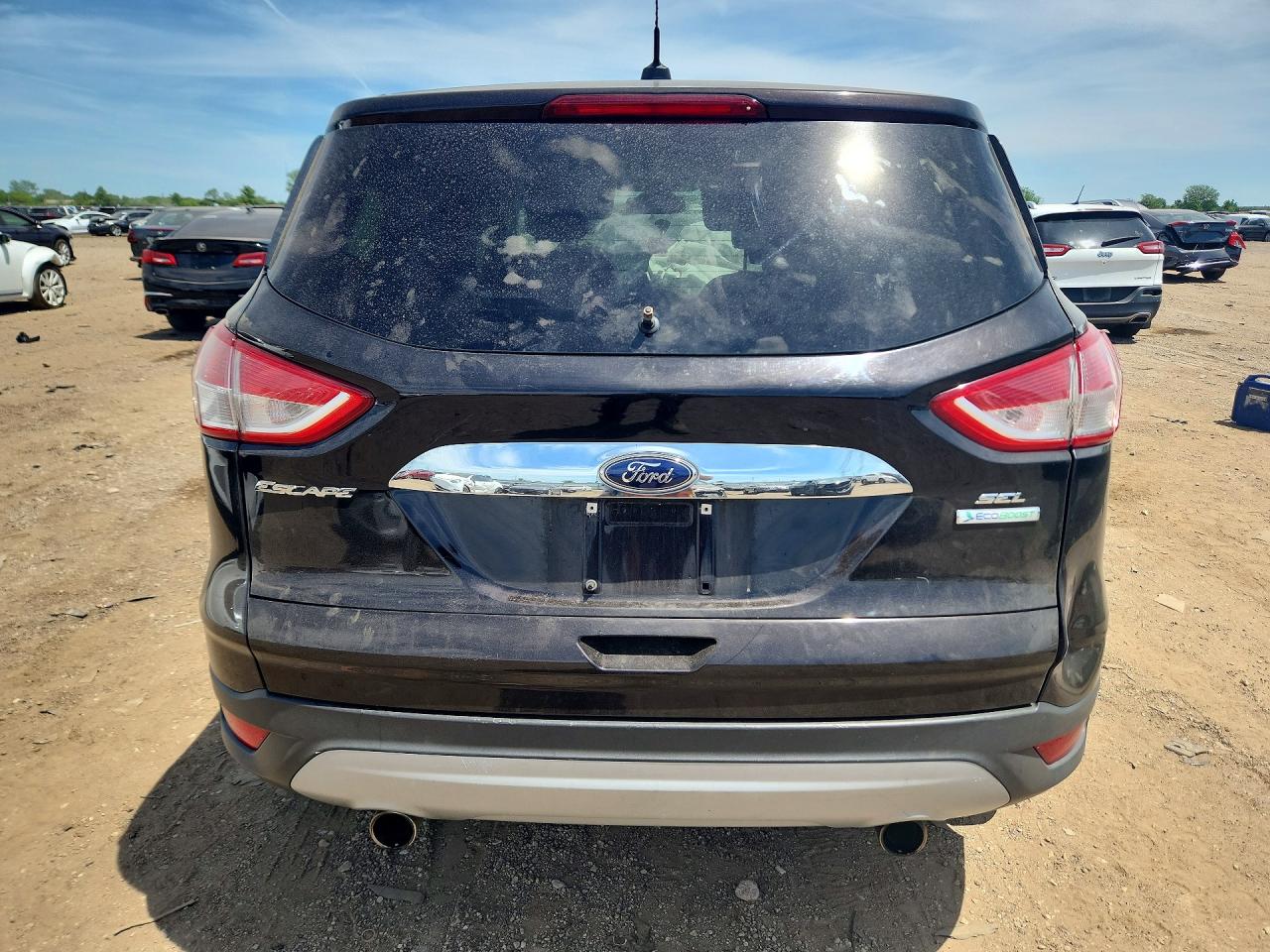 2013 Ford Escape Sel Brown vin: 1FMCU0HX6DUC43955