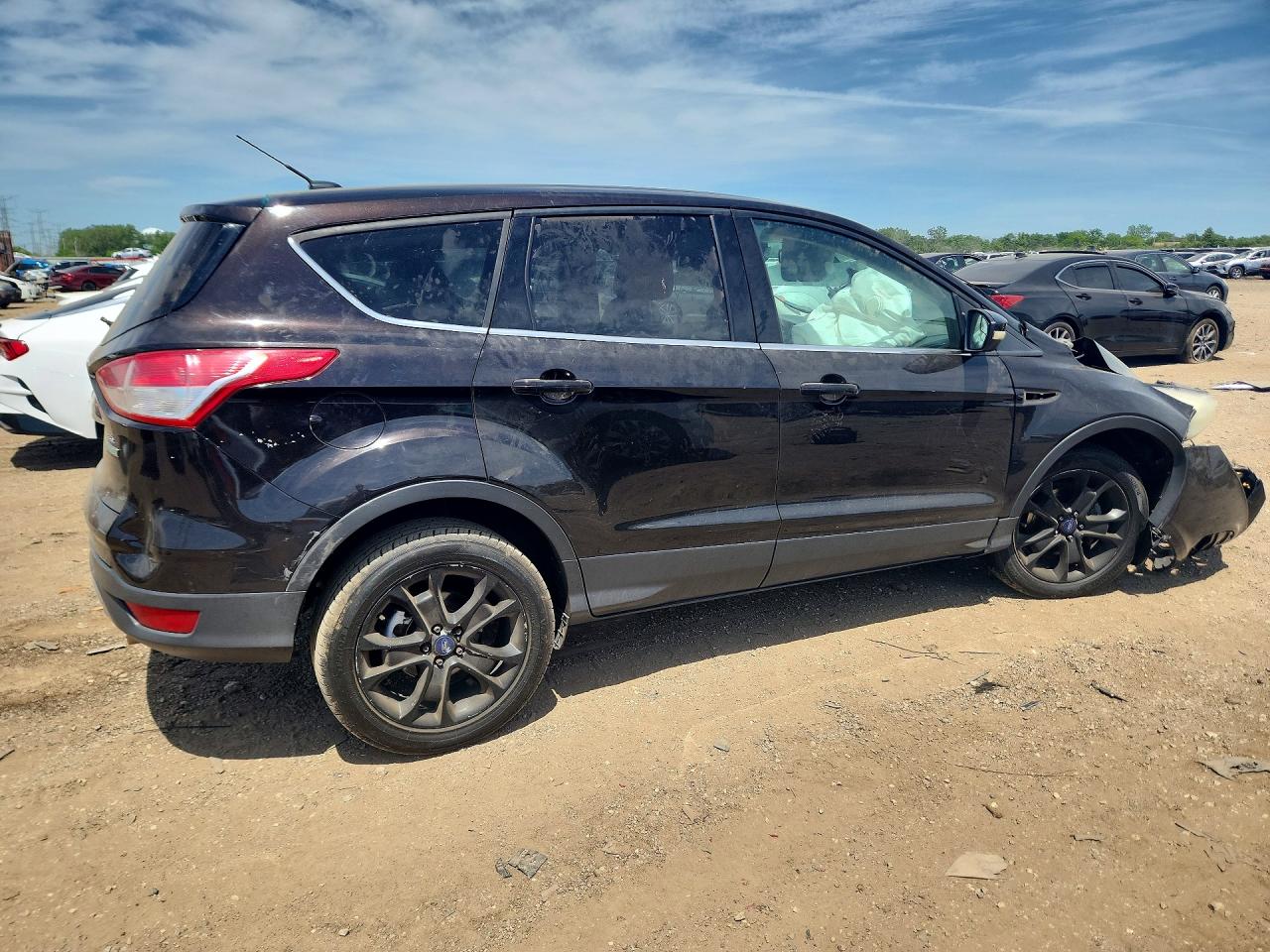 2013 Ford Escape Sel Brown vin: 1FMCU0HX6DUC43955