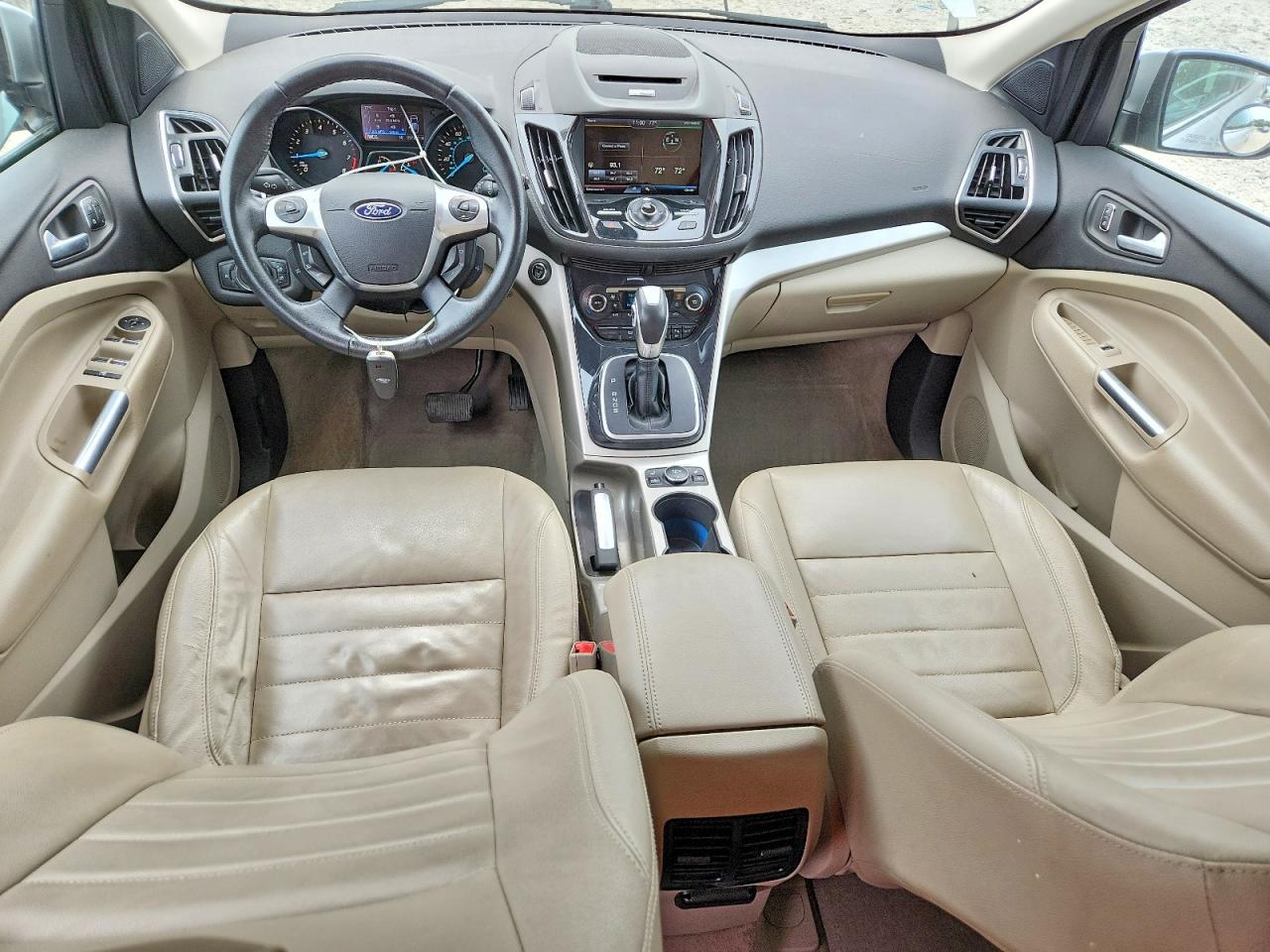 2013 Ford Escape Sel Silver vin: 1FMCU0HX6DUD35924