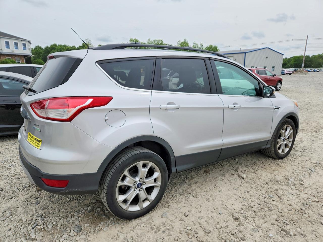 2013 Ford Escape Sel Silver vin: 1FMCU0HX6DUD35924