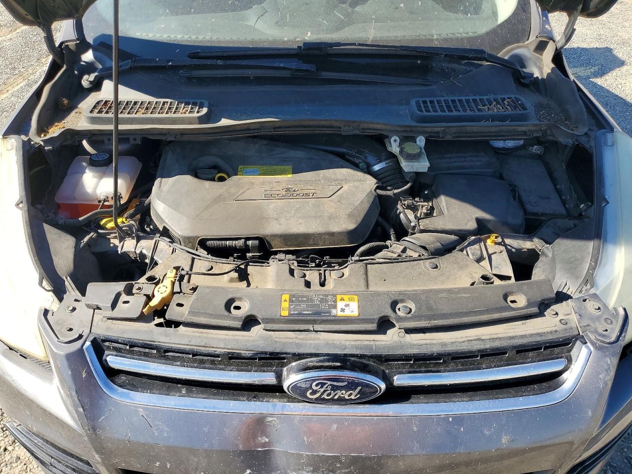 2013 Ford Escape Sel Gray vin: 1FMCU0HX7DUA81544
