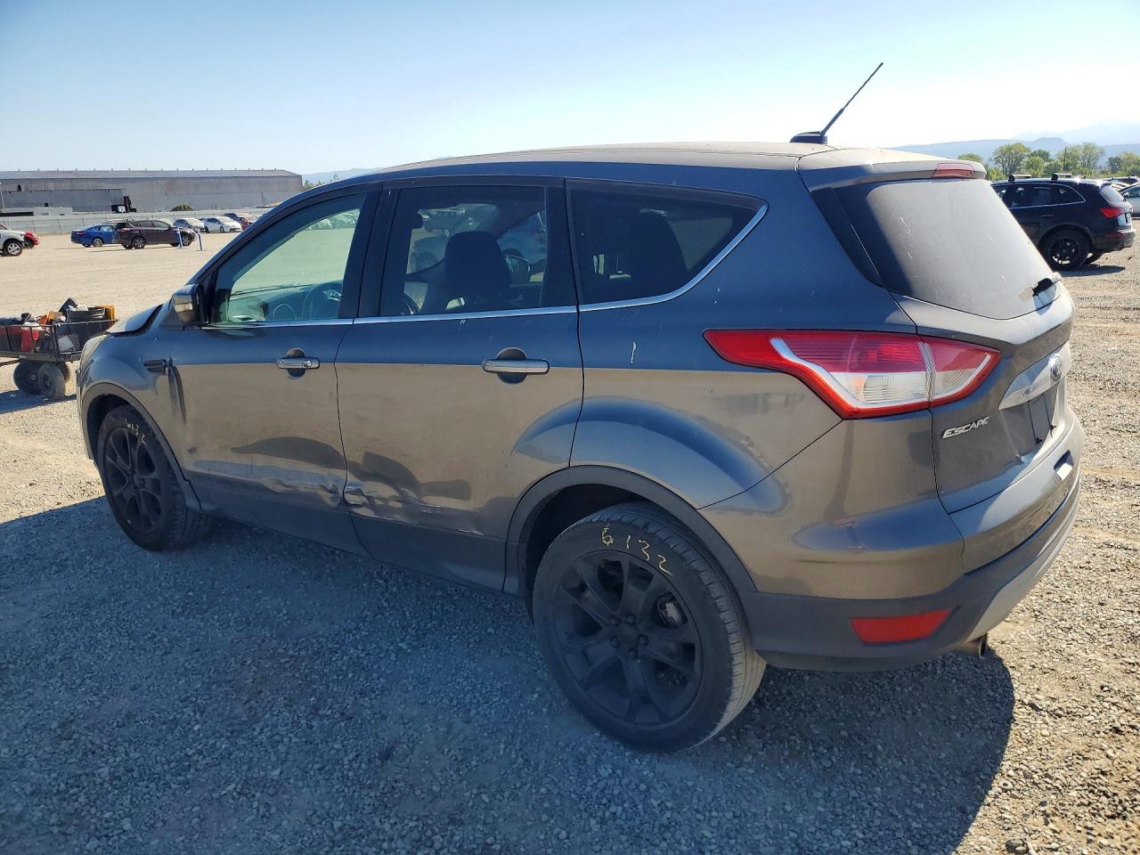 2013 Ford Escape Sel Gray vin: 1FMCU0HX7DUA81544