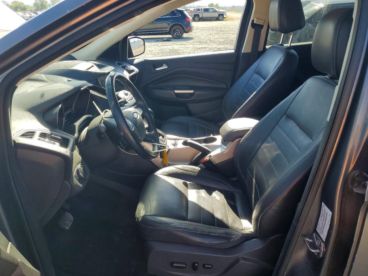 2013 Ford Escape Sel Gray vin: 1FMCU0HX7DUA81544