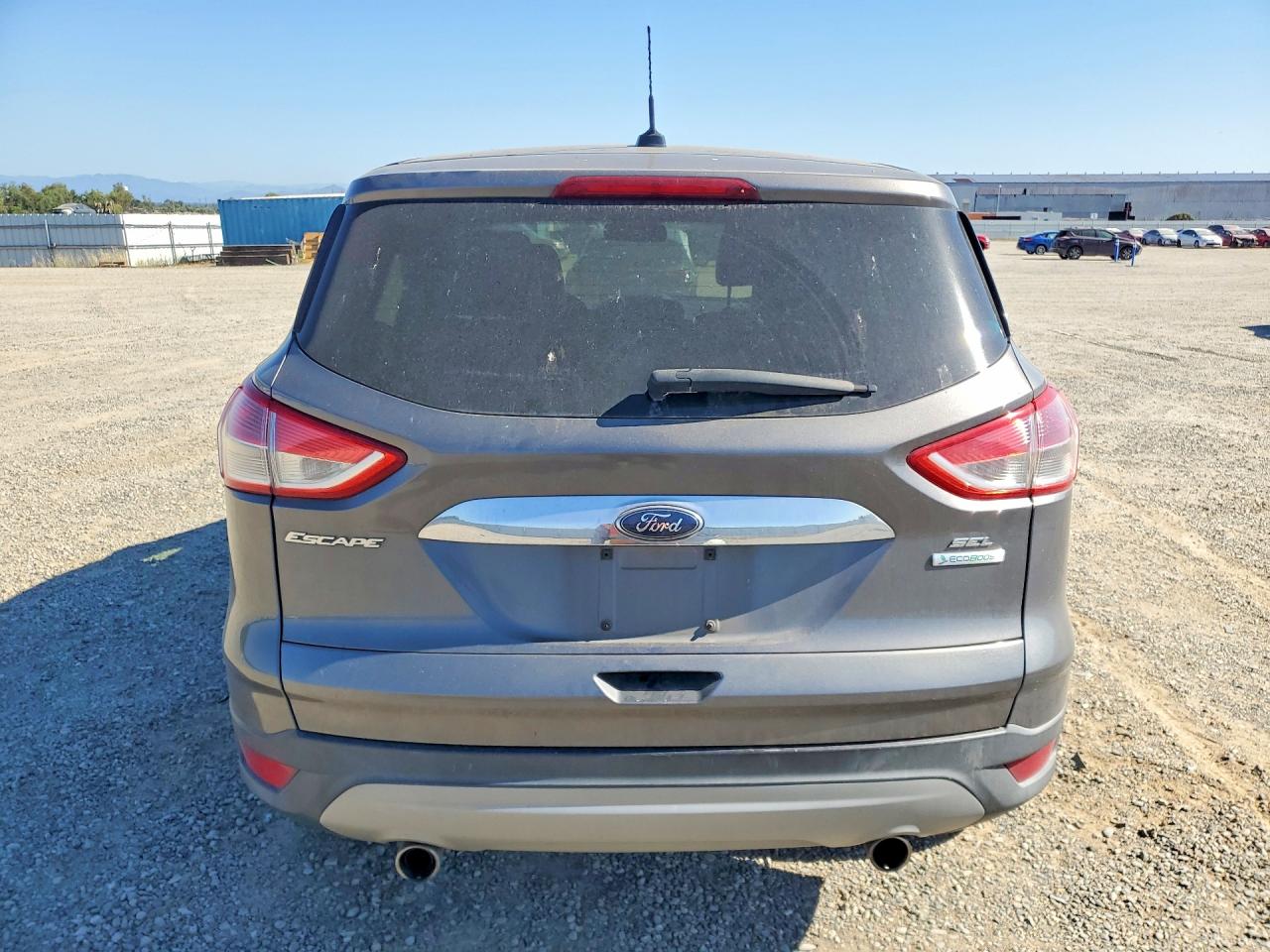 2013 Ford Escape Sel Gray vin: 1FMCU0HX7DUA81544