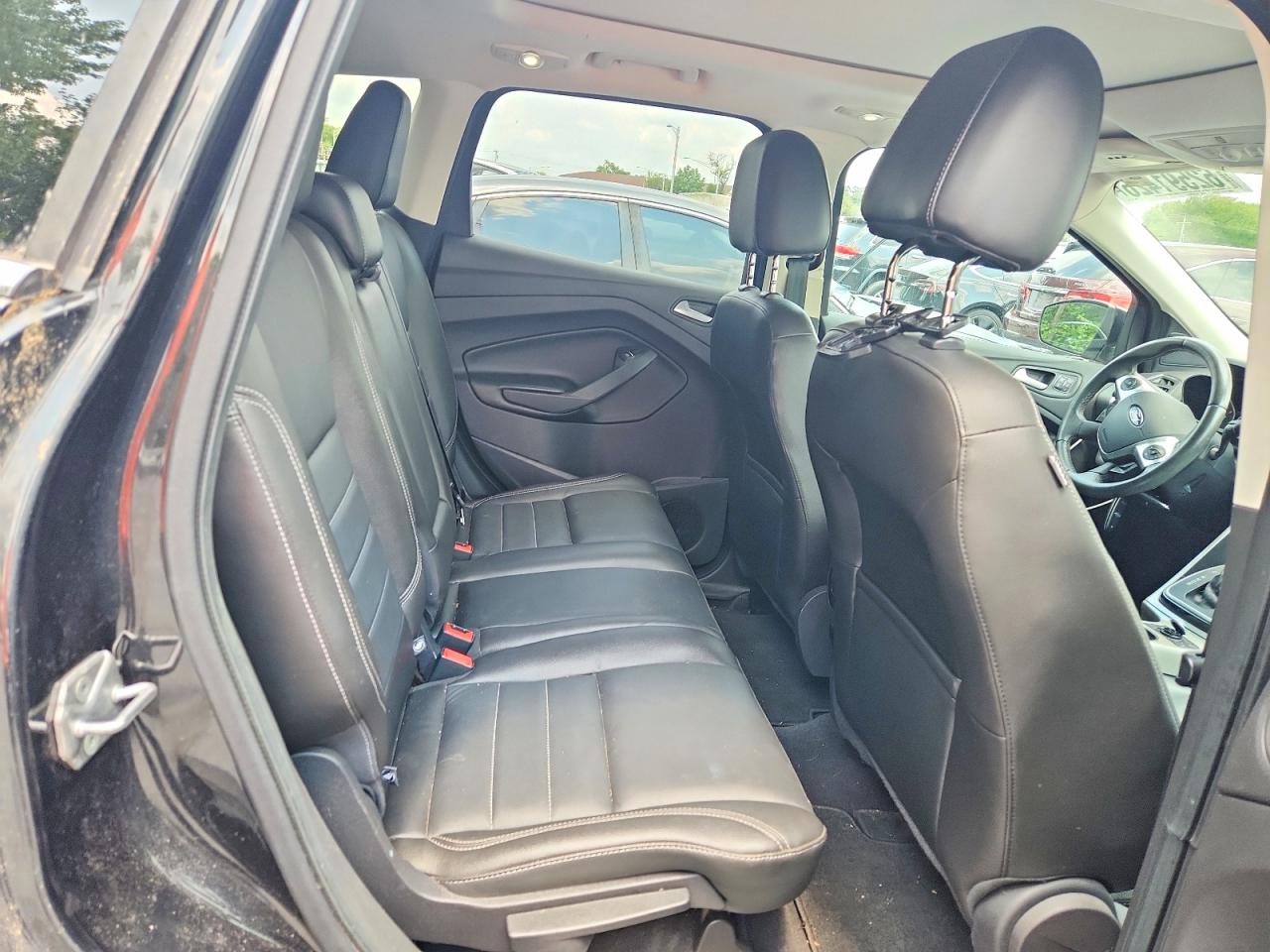 2013 Ford Escape Sel Черный vin: 1FMCU0HX7DUD47760
