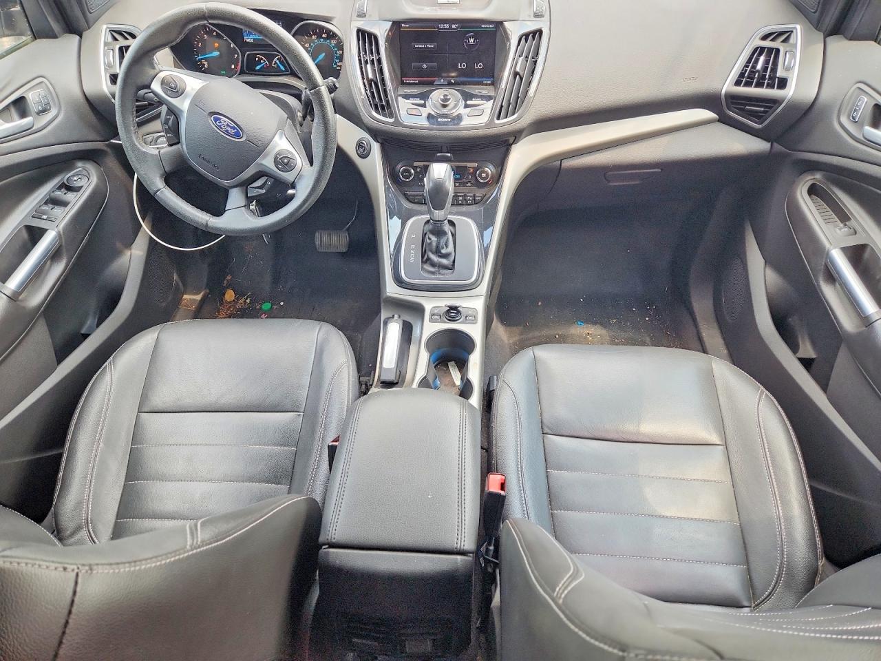 2013 Ford Escape Sel Черный vin: 1FMCU0HX7DUD47760
