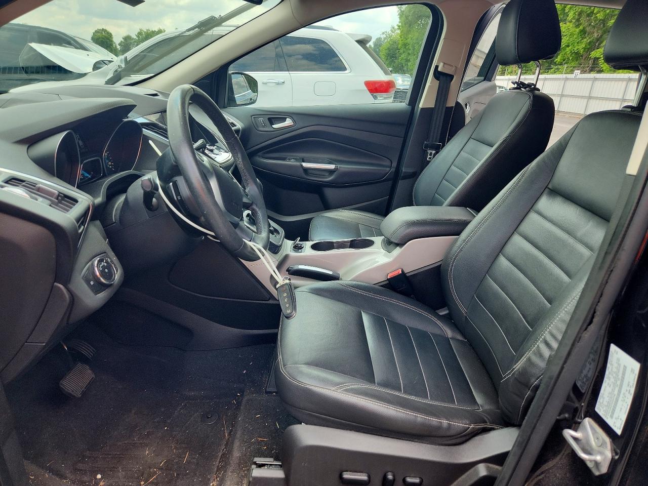 2013 Ford Escape Sel Черный vin: 1FMCU0HX7DUD47760