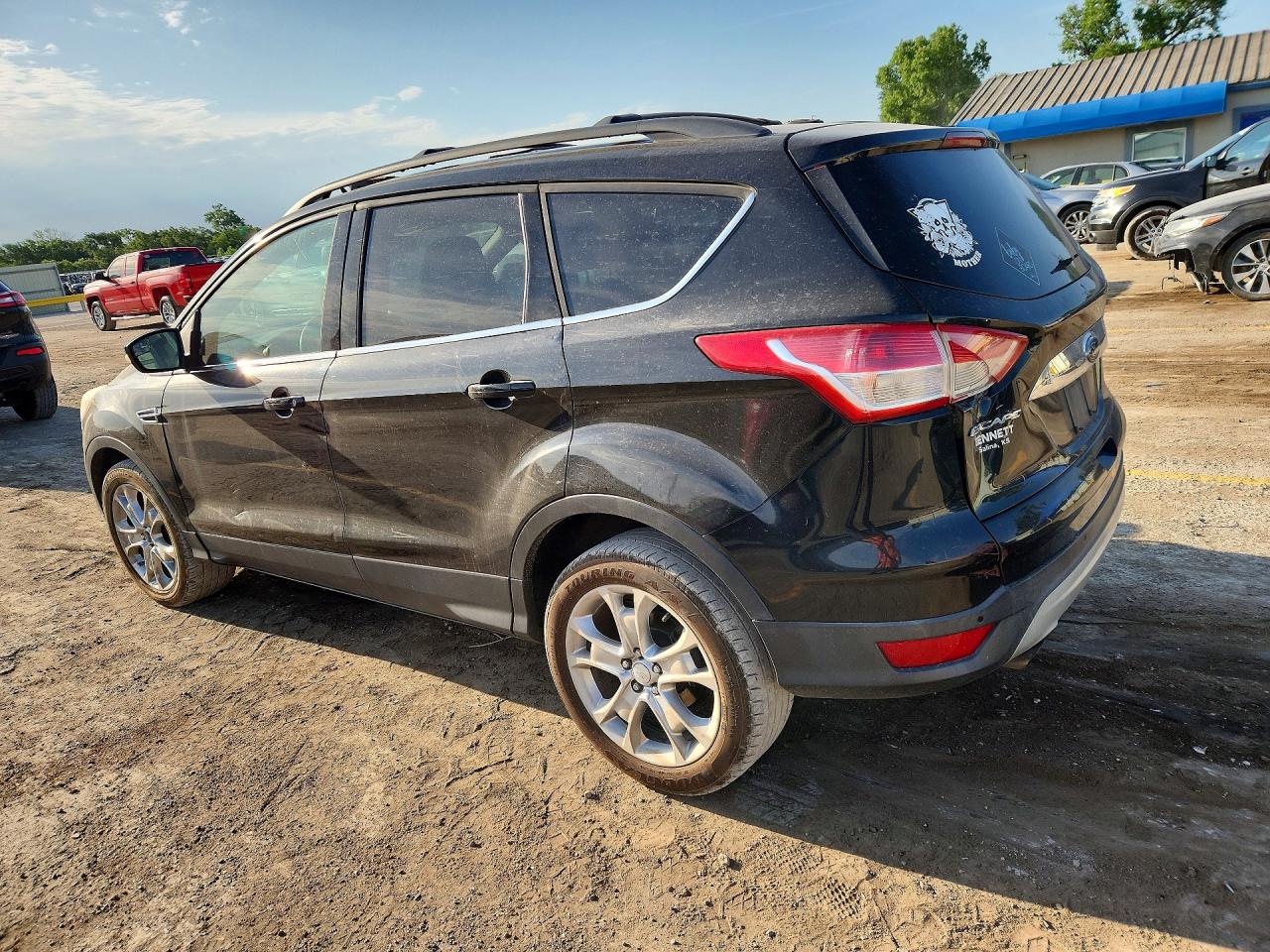 2013 Ford Escape Sel Black vin: 1FMCU0HX7DUD52568