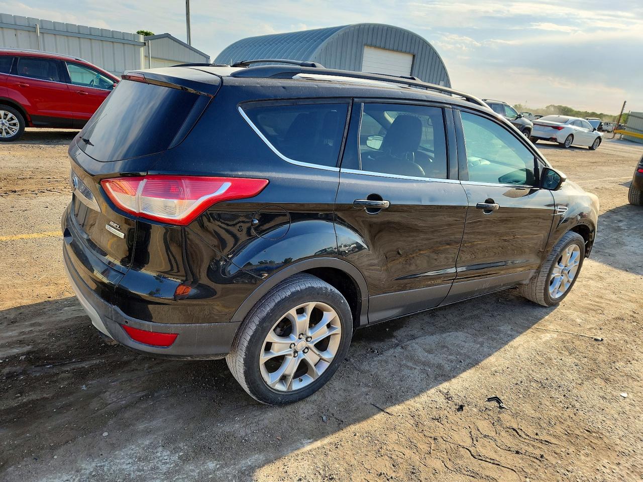 2013 Ford Escape Sel Black vin: 1FMCU0HX7DUD52568