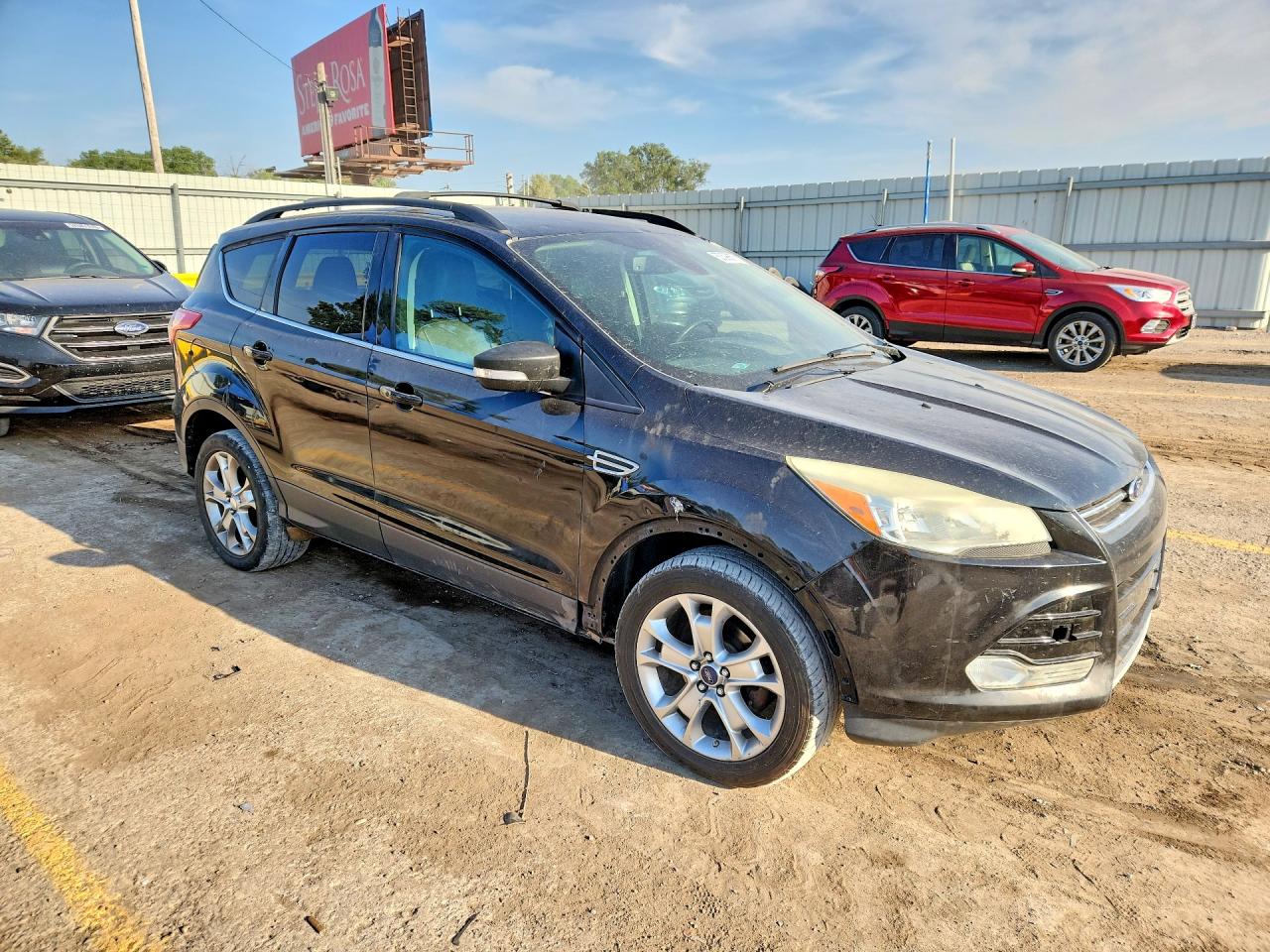 2013 Ford Escape Sel Black vin: 1FMCU0HX7DUD52568