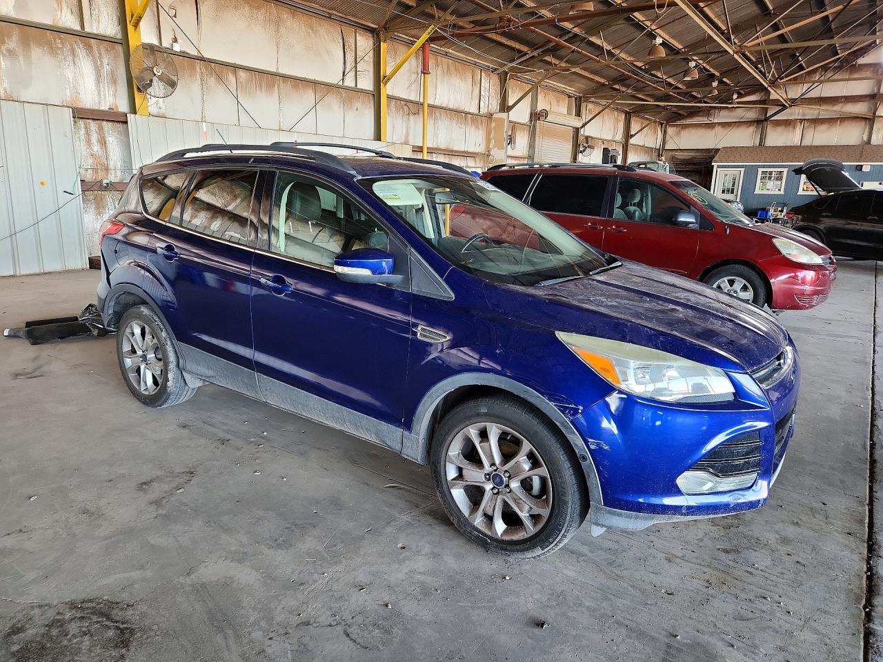 2013 Ford Escape Sel Blue vin: 1FMCU0HX8DUB40357