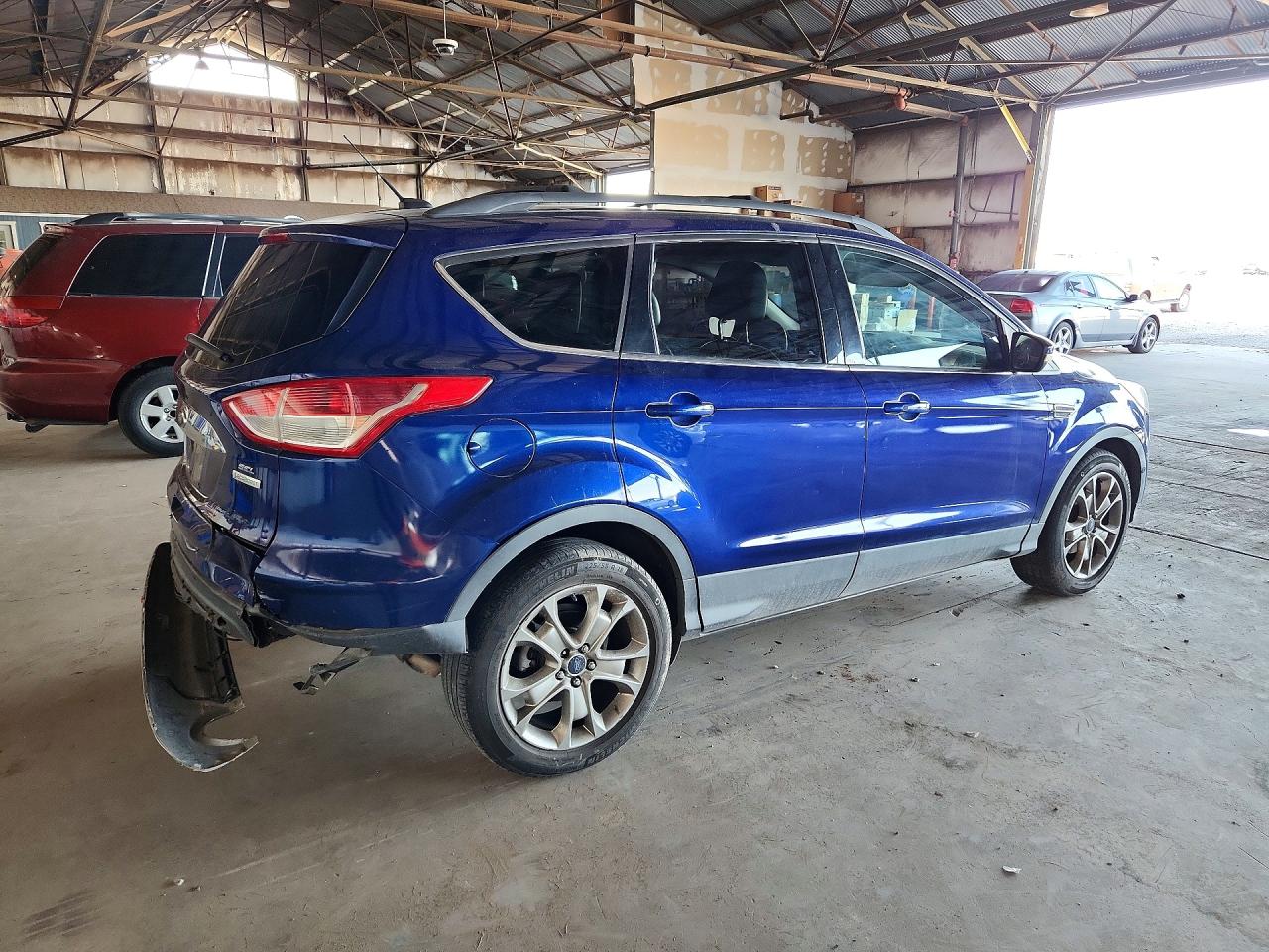 2013 Ford Escape Sel Blue vin: 1FMCU0HX8DUB40357