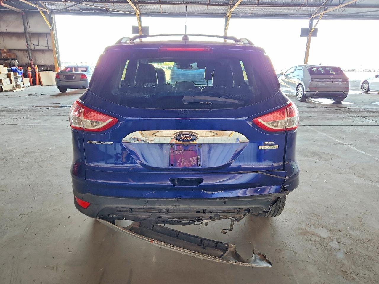 2013 Ford Escape Sel Blue vin: 1FMCU0HX8DUB40357