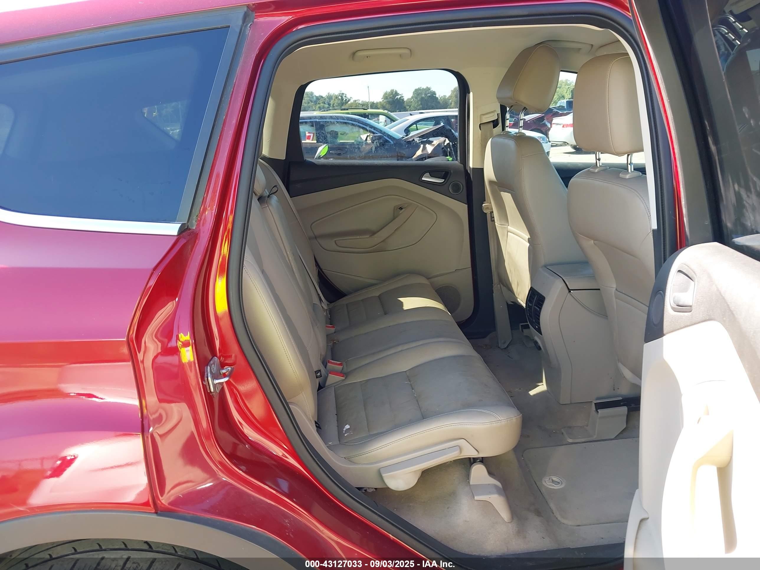 2013 Ford Escape Sel Red vin: 1FMCU0HX8DUC20368