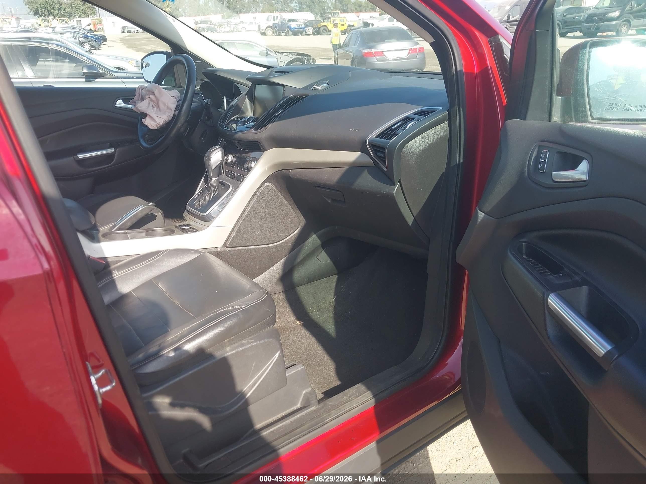 2013 Ford Escape Sel Red vin: 1FMCU0HX8DUC55217