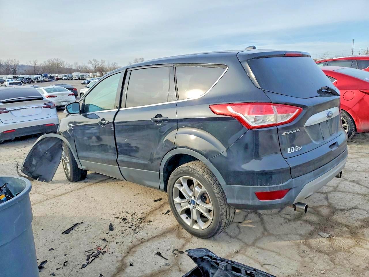 2013 Ford Escape Sel Black vin: 1FMCU0HX8DUC77721