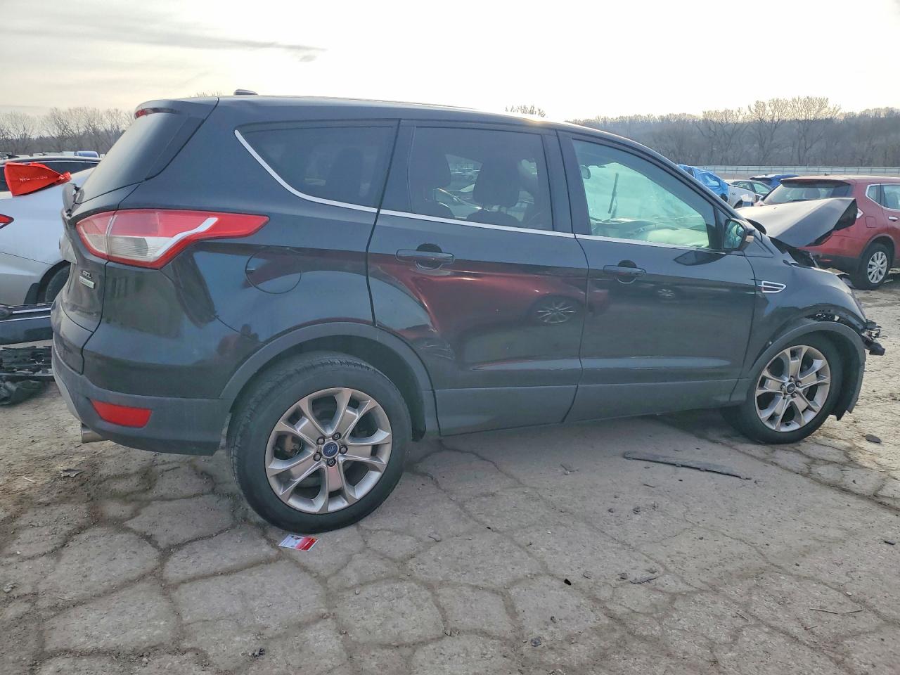 2013 Ford Escape Sel Black vin: 1FMCU0HX8DUC77721