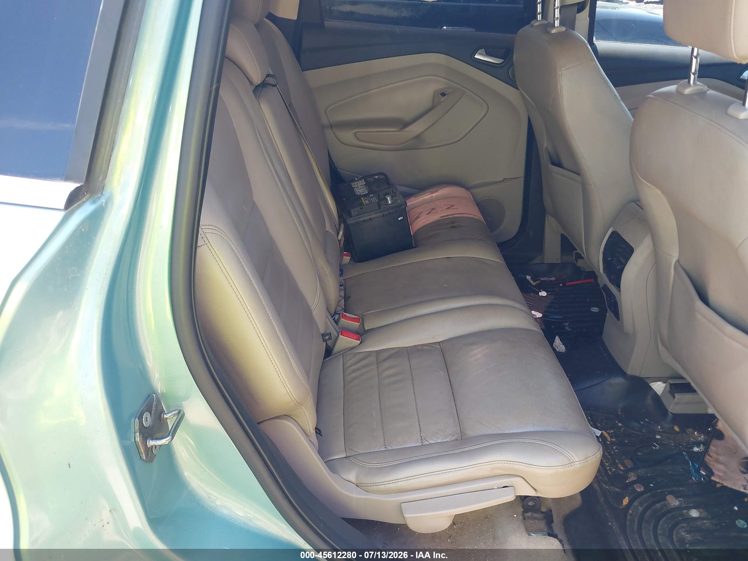 2013 Ford Escape Sel Бирюзовый vin: 1FMCU0HX8DUD23516