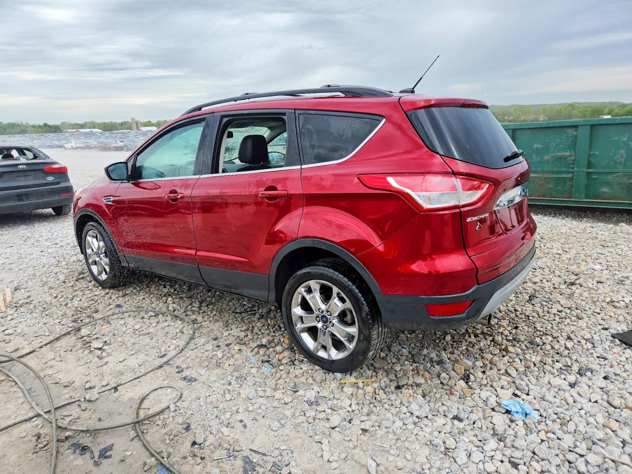 2013 Ford Escape Sel Burgundy vin: 1FMCU0HX8DUD36010