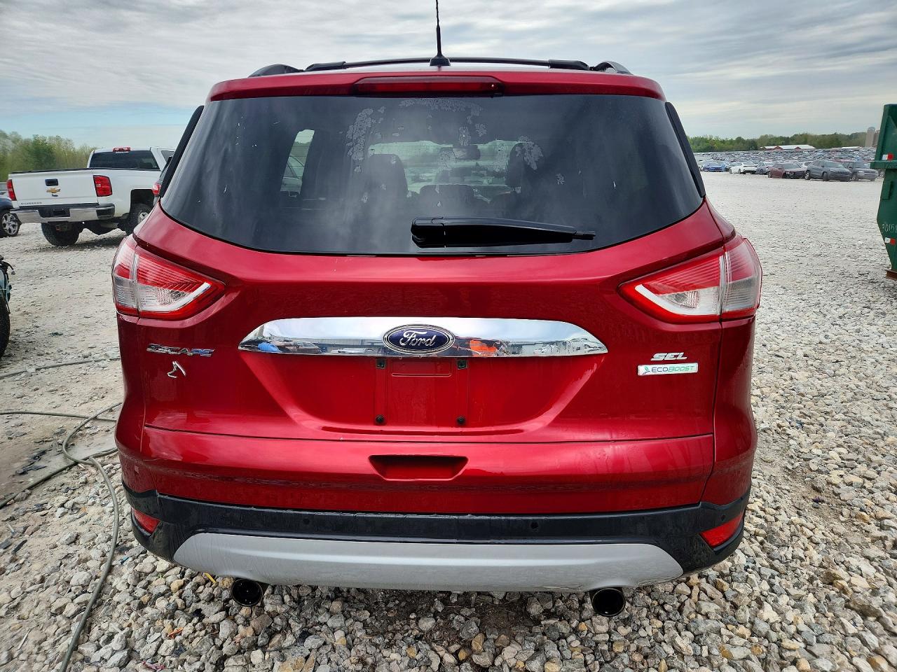 2013 Ford Escape Sel Burgundy vin: 1FMCU0HX8DUD36010