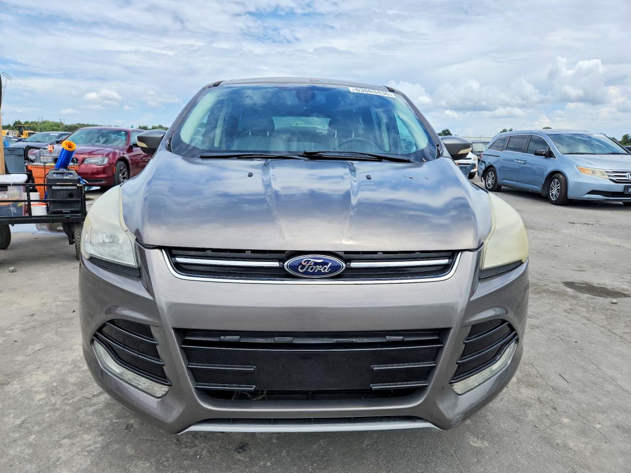 2013 Ford Escape Sel Gray vin: 1FMCU0HX8DUD49128