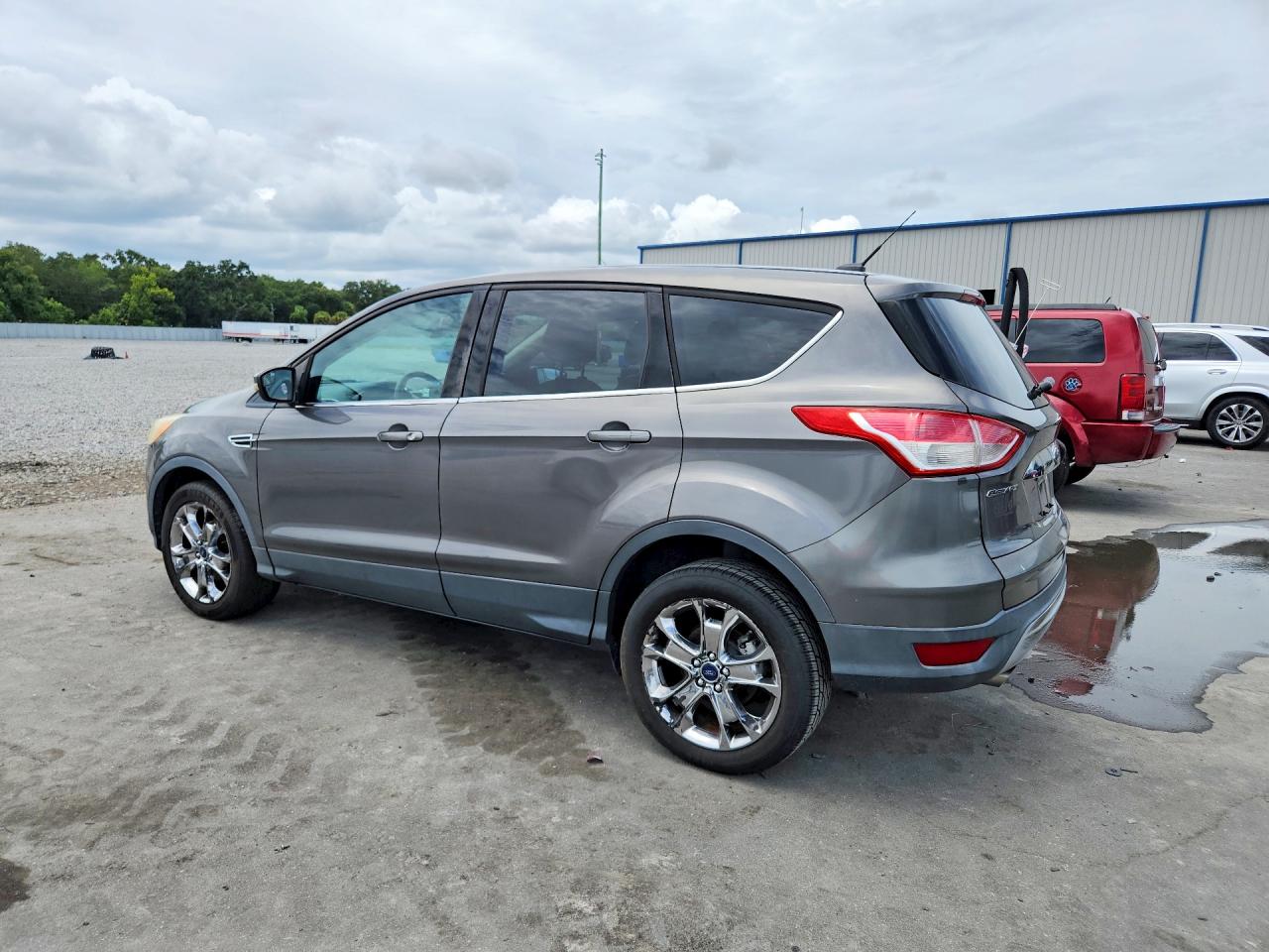 2013 Ford Escape Sel Gray vin: 1FMCU0HX8DUD49128
