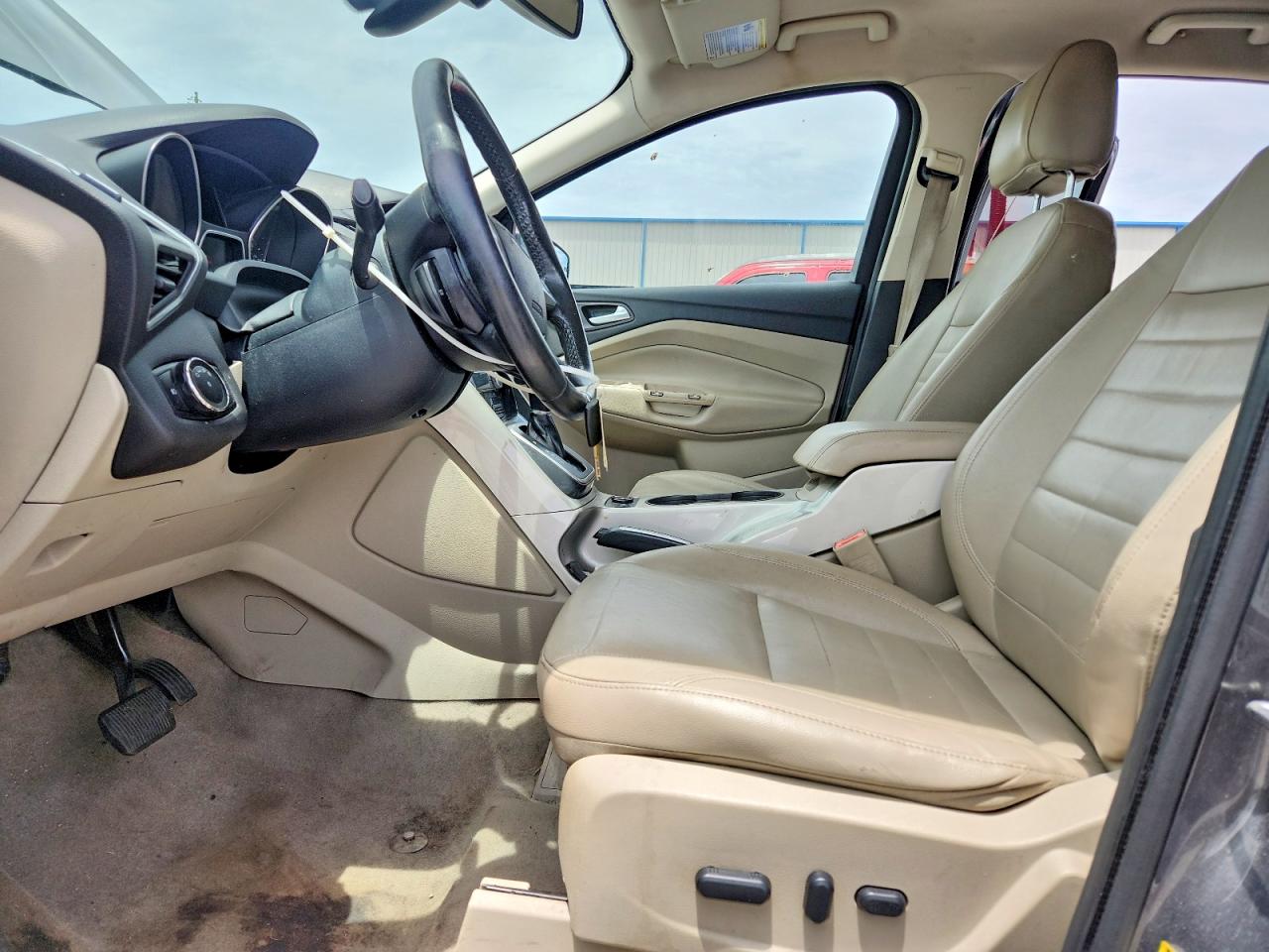 2013 Ford Escape Sel Gray vin: 1FMCU0HX8DUD49128