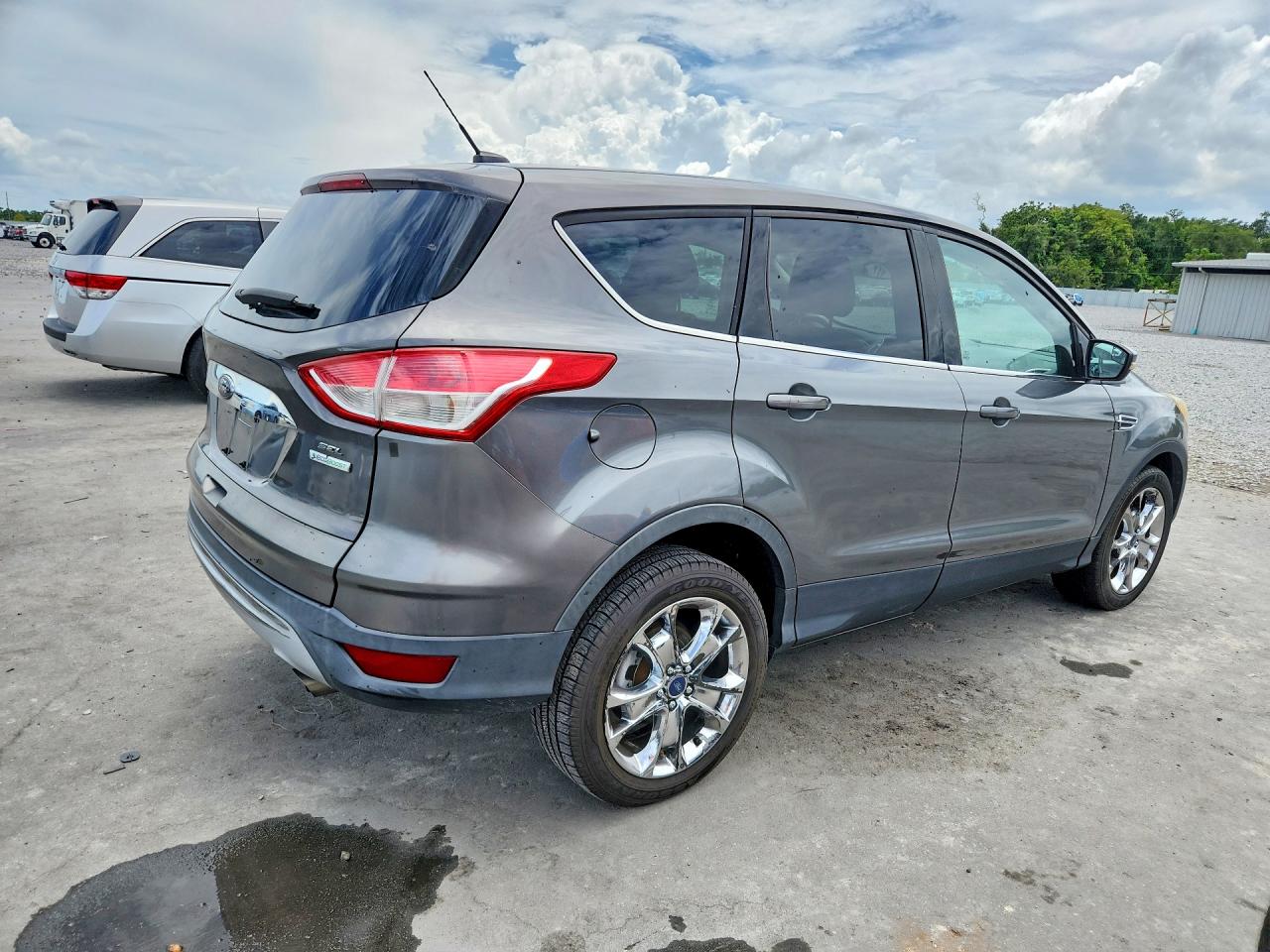 2013 Ford Escape Sel Gray vin: 1FMCU0HX8DUD49128