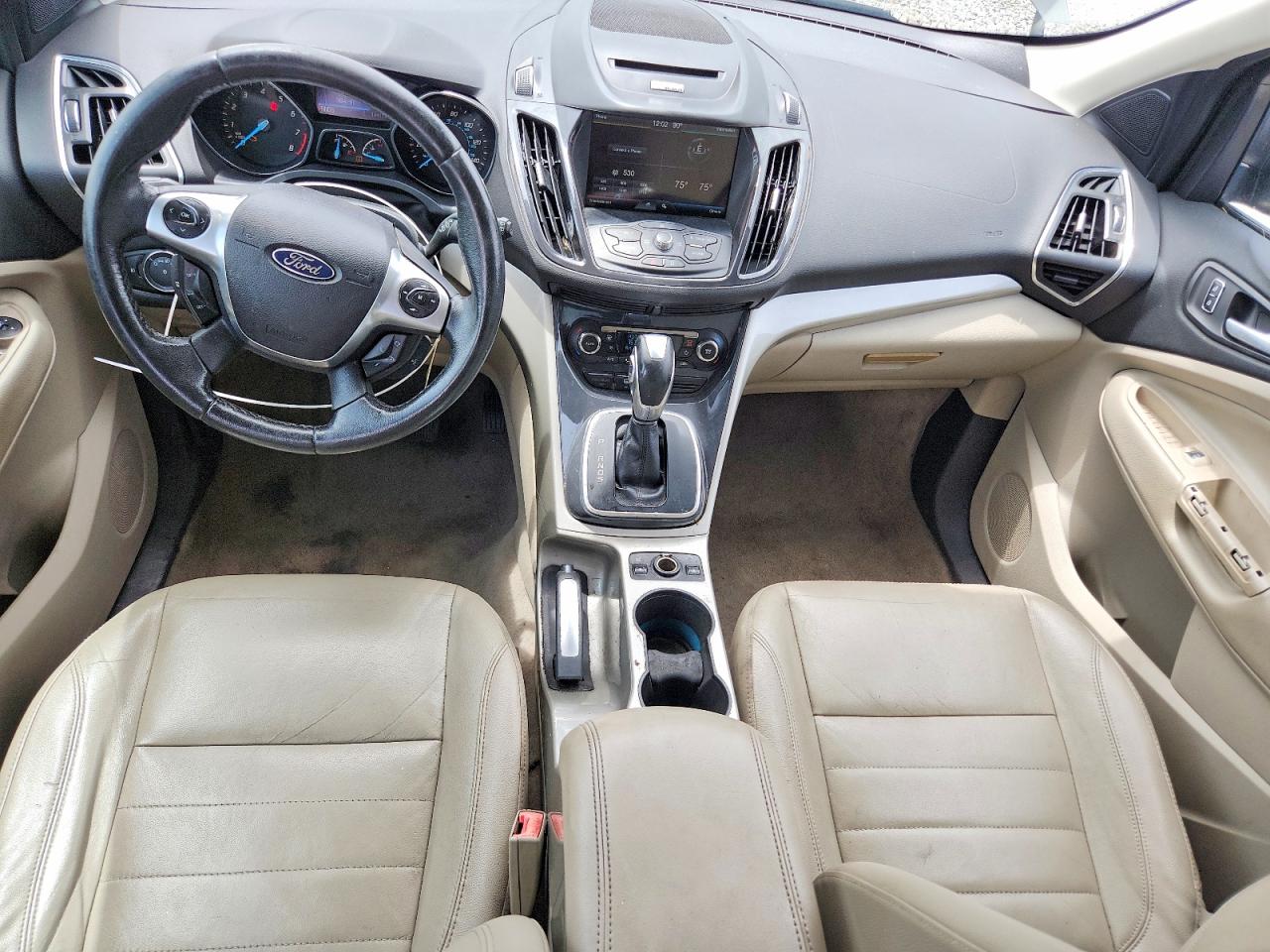 2013 Ford Escape Sel Gray vin: 1FMCU0HX8DUD49128