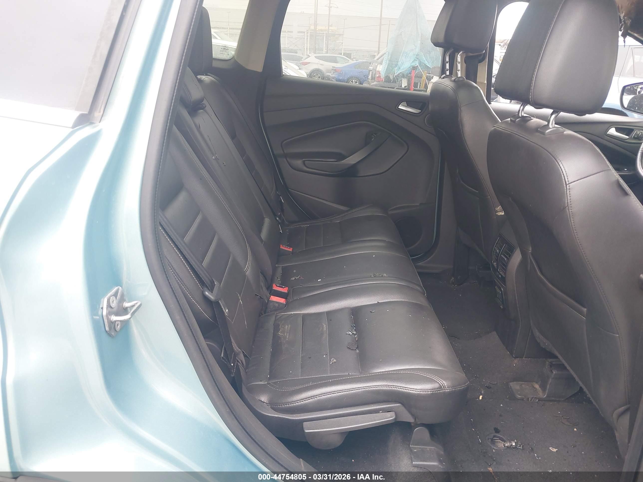 2013 Ford Escape Sel Green vin: 1FMCU0HX9DUA09003