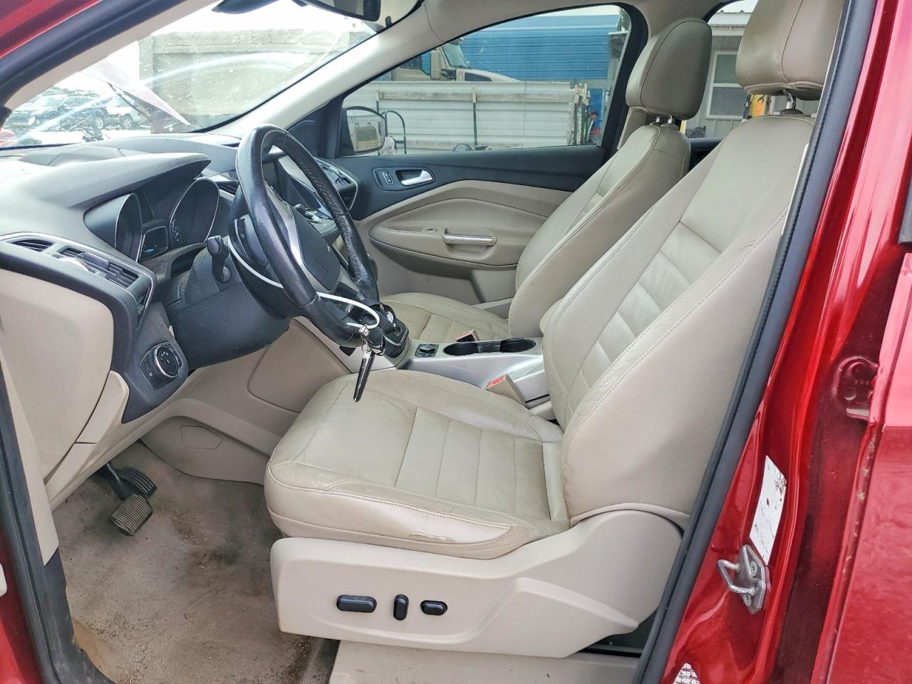 2013 Ford Escape Sel Red vin: 1FMCU0HX9DUB07707