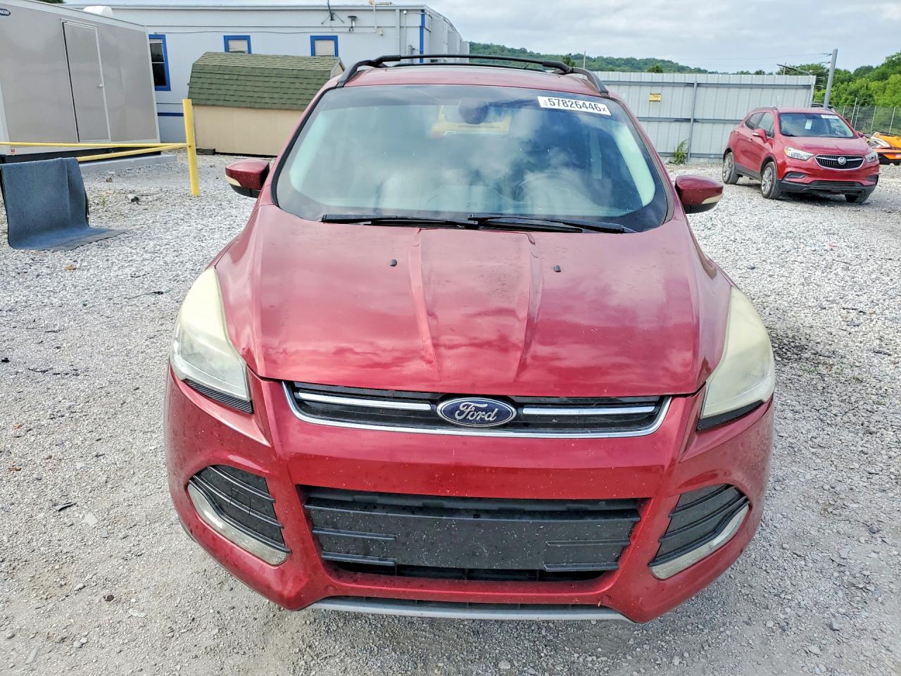 2013 Ford Escape Sel Red vin: 1FMCU0HX9DUB07707
